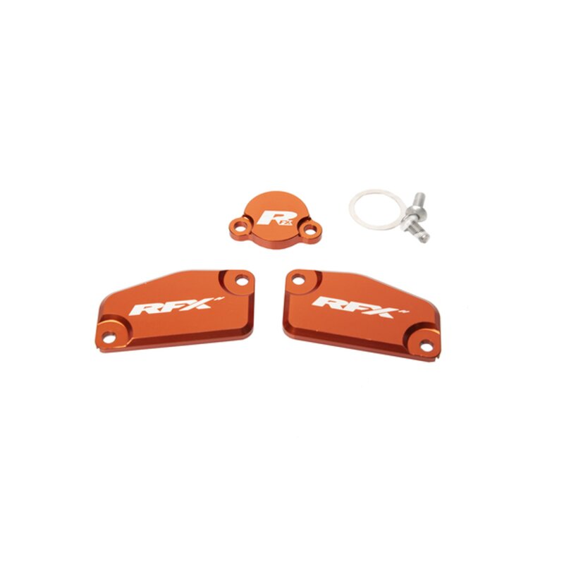 Image of Abdeckung Brems- / Kupplungszylinder RFX Pro orange KTM SX65 / 85 (Formula Bremse + Kupplung)