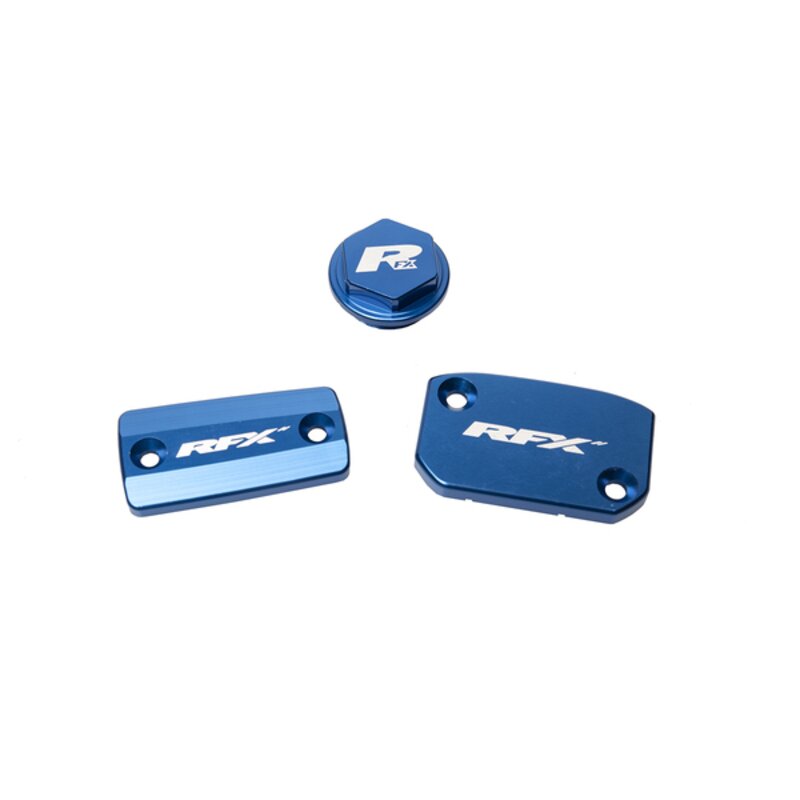 Image of Abdeckung Brems- / Kupplungszylinder RFX Pro blau (Brembo Bremse + Magura Kupplung) Husqvarna