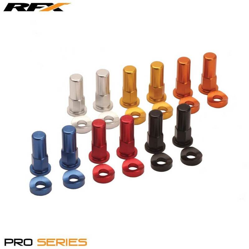 Image of Mutter + Unterlegscheibe Reifenhalter RFX Pro blau x2