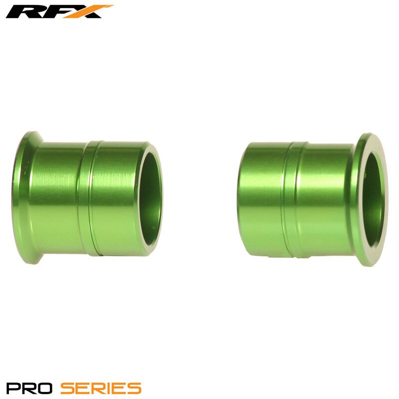 Image of Distanzbuchsen Vorderrad RFX Pro grün KX / KXF bis 2018