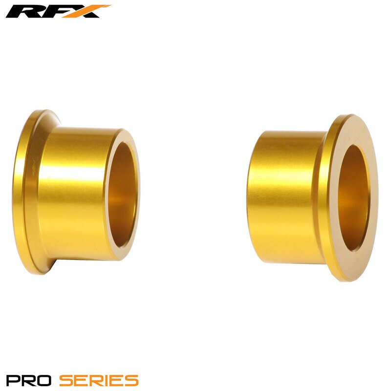Image of Distanzbuchsen Hinterrad RFX Pro gelb Suzuki RM-Z 250 / 450