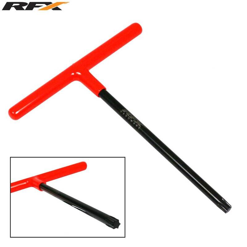 Image of Steckschlüssel T-Griff RFX schwarz / orange mit Gummigriff KTM T45 Torx