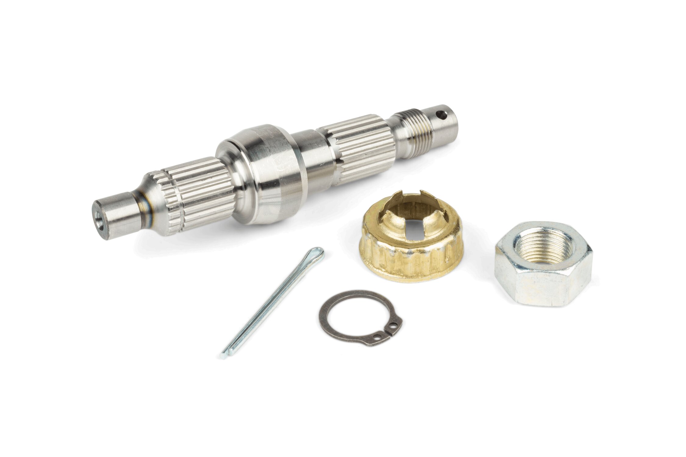 Image of Radwelle mit Mutter und Splint Typ A, B, Piaggio alter Motor