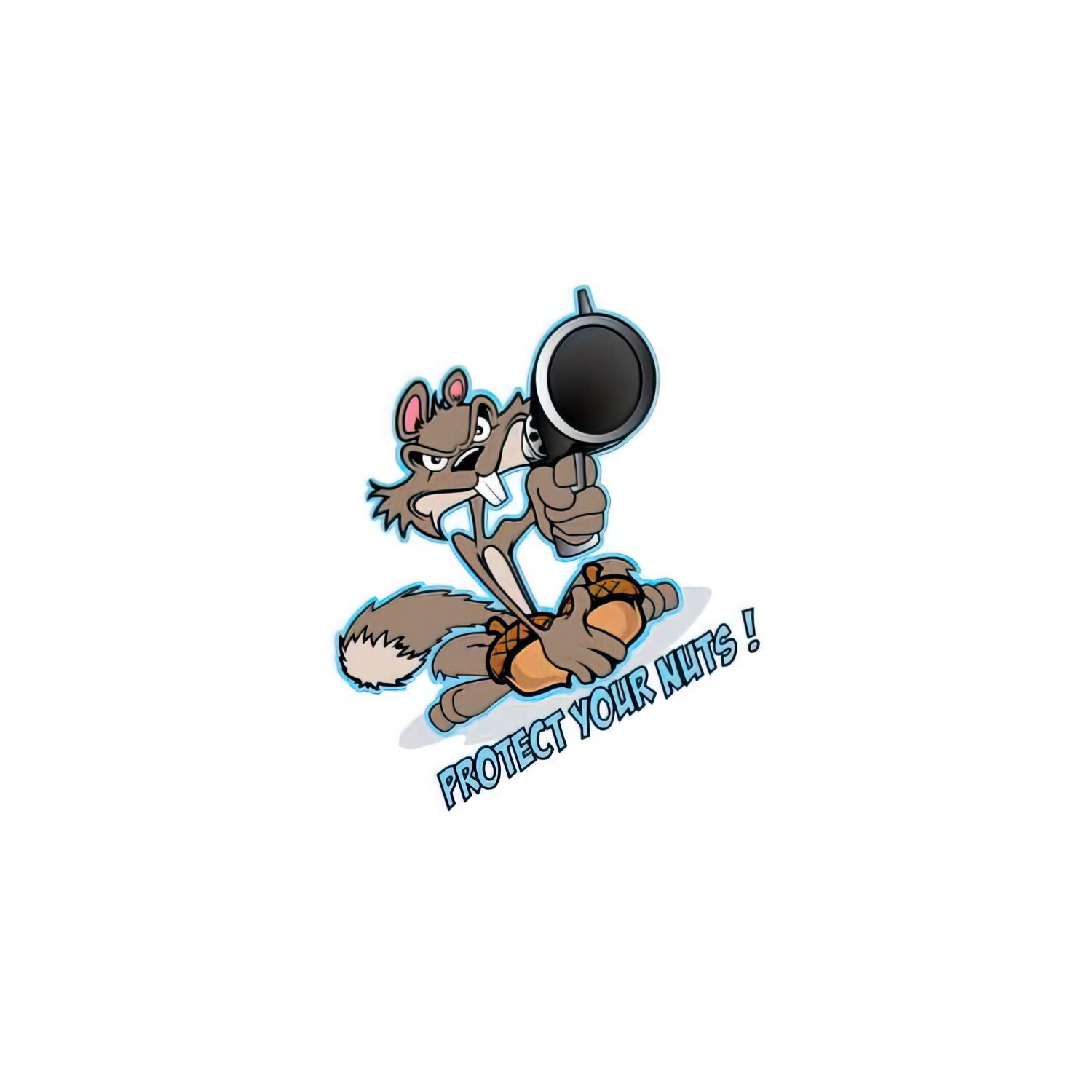 Image of Aufkleber Lethal Threat Protect Your Nuts 7x11cm