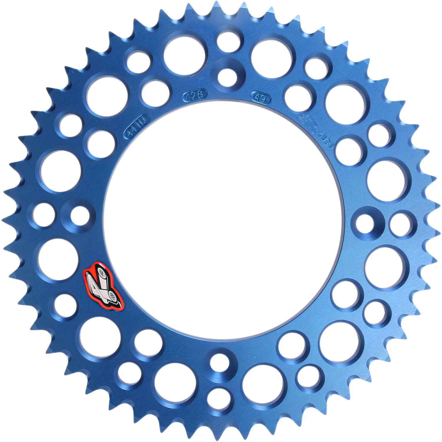 Image of Kettenrad Renthal 428 Z49 Ultra Light selbstreinigend blau TC / SX 85