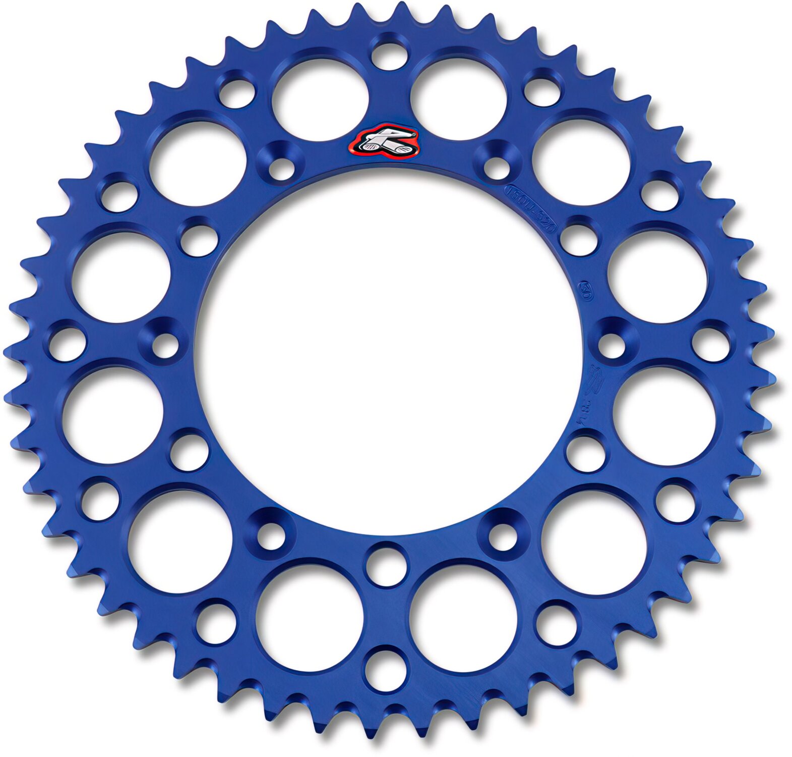 Image of Kettenrad Renthal 520 Z50 Ultra Light selbstreinigend blau YZ / YZF