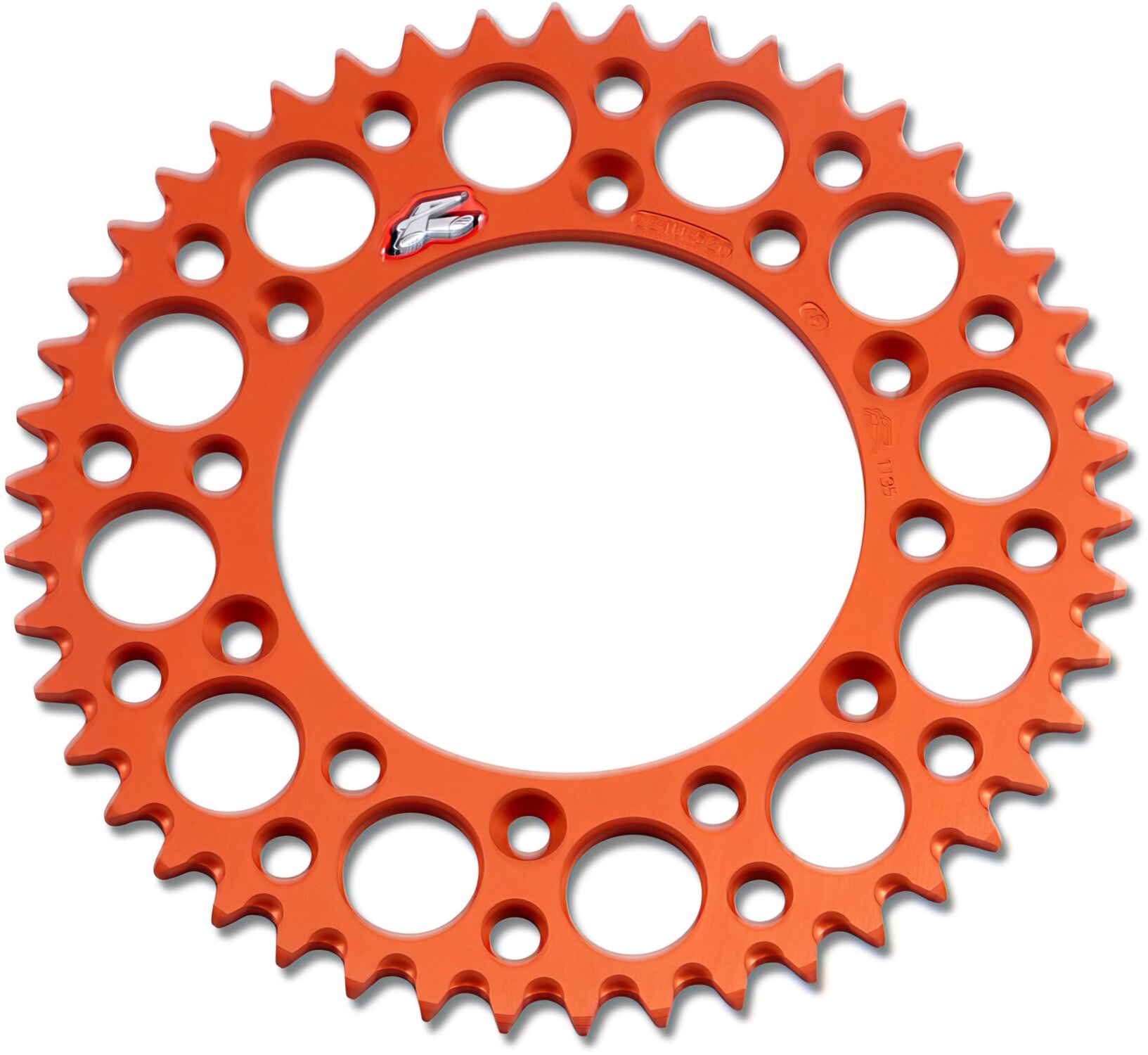Image of Kettenrad Renthal 520 Z46 Ultra Light selbstreinigend orange KTM / Husqvarna / GasGas