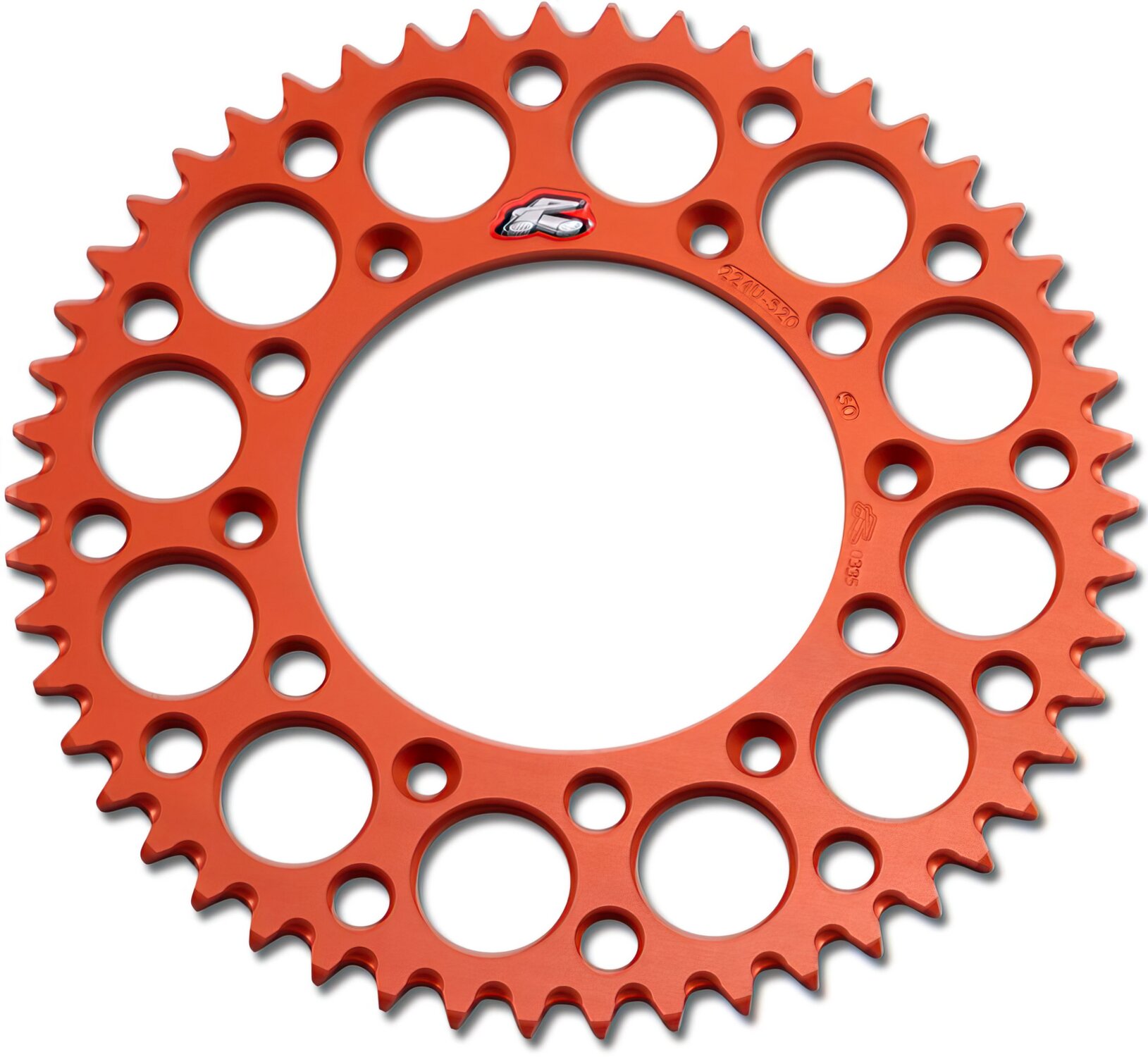 Image of Kettenrad Renthal 520 Z50 Ultra Light selbstreinigend orange KTM / Husqvarna / GasGas