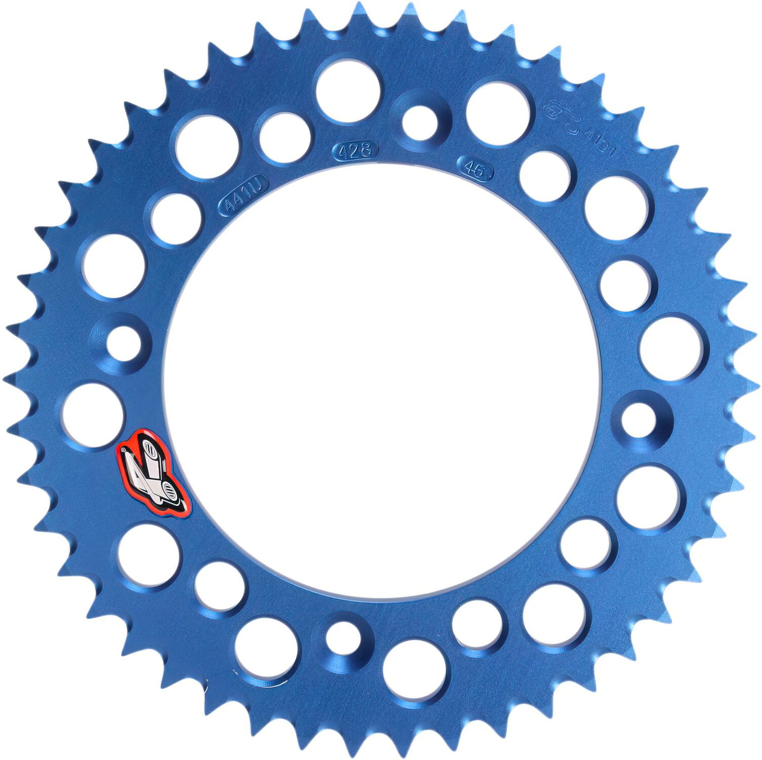Image of Kettenrad Renthal 428 Z46 Ultra Light selbstreinigend blau TC / SX 85