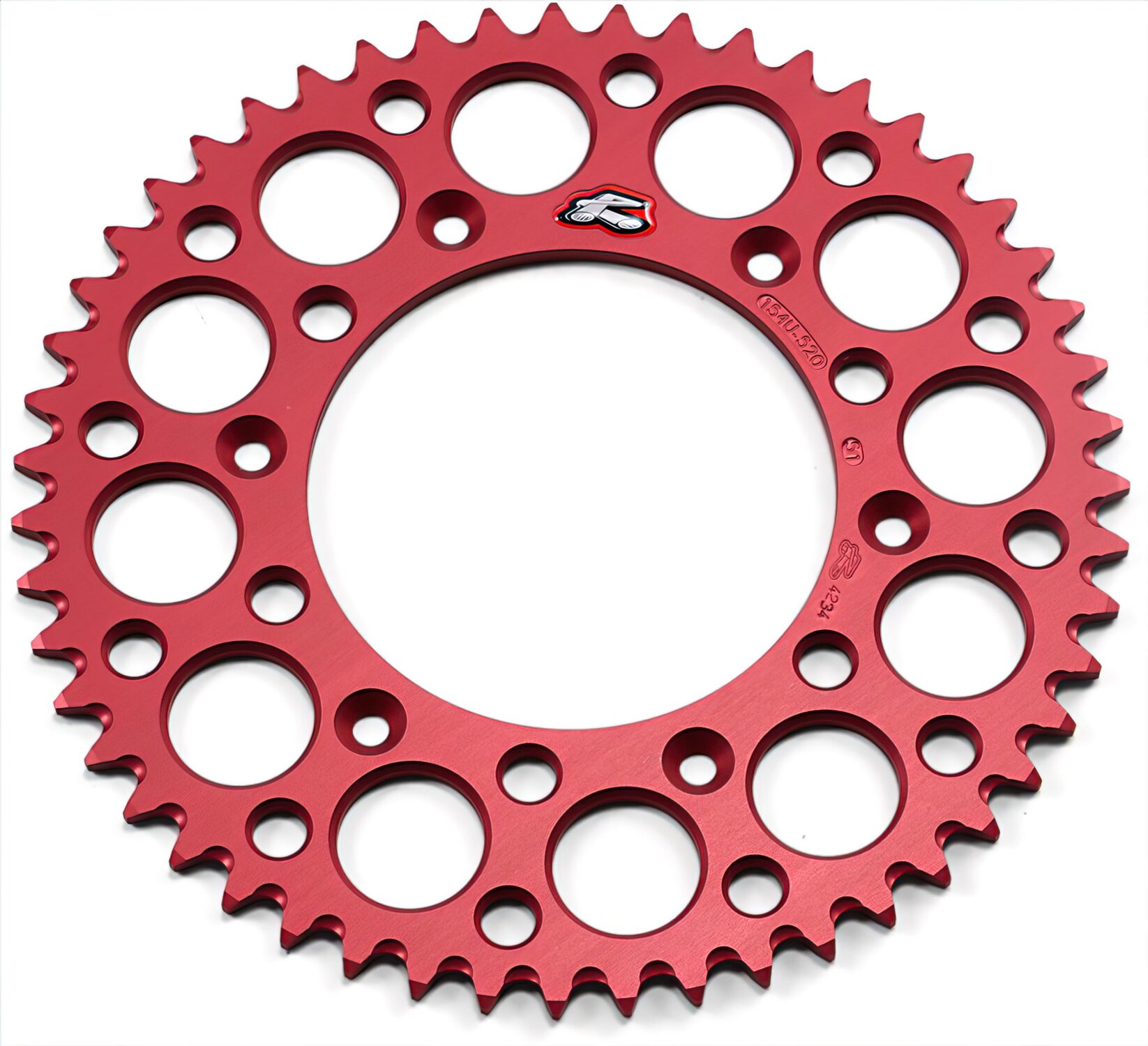 Image of Kettenrad Renthal 520 Z51 Ultra Light selbstreinigend rot CR / CRF