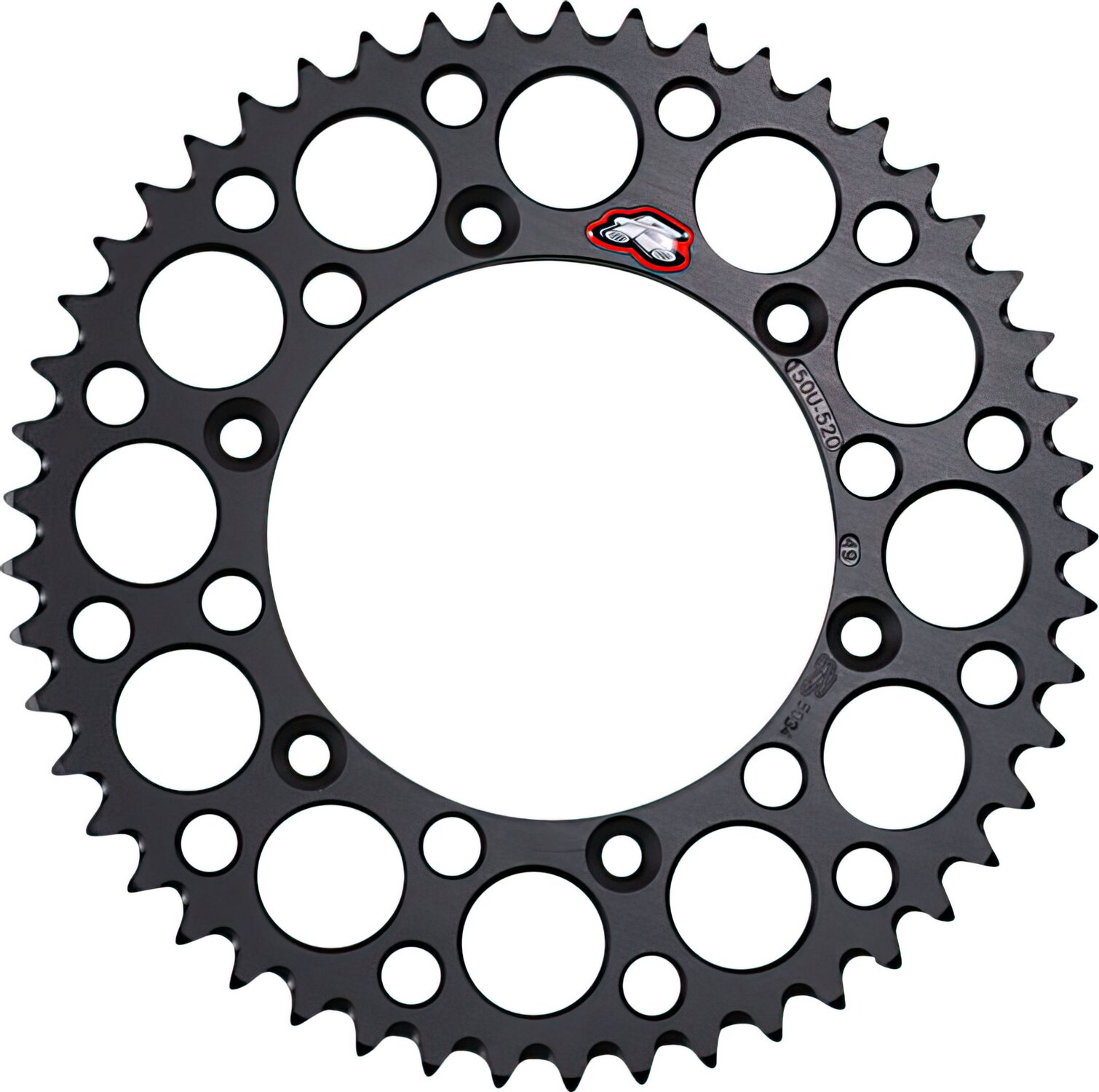 Image of Kettenrad Renthal 520 Z49 Ultra Light selbstreinigend schwarz YZ / YZF