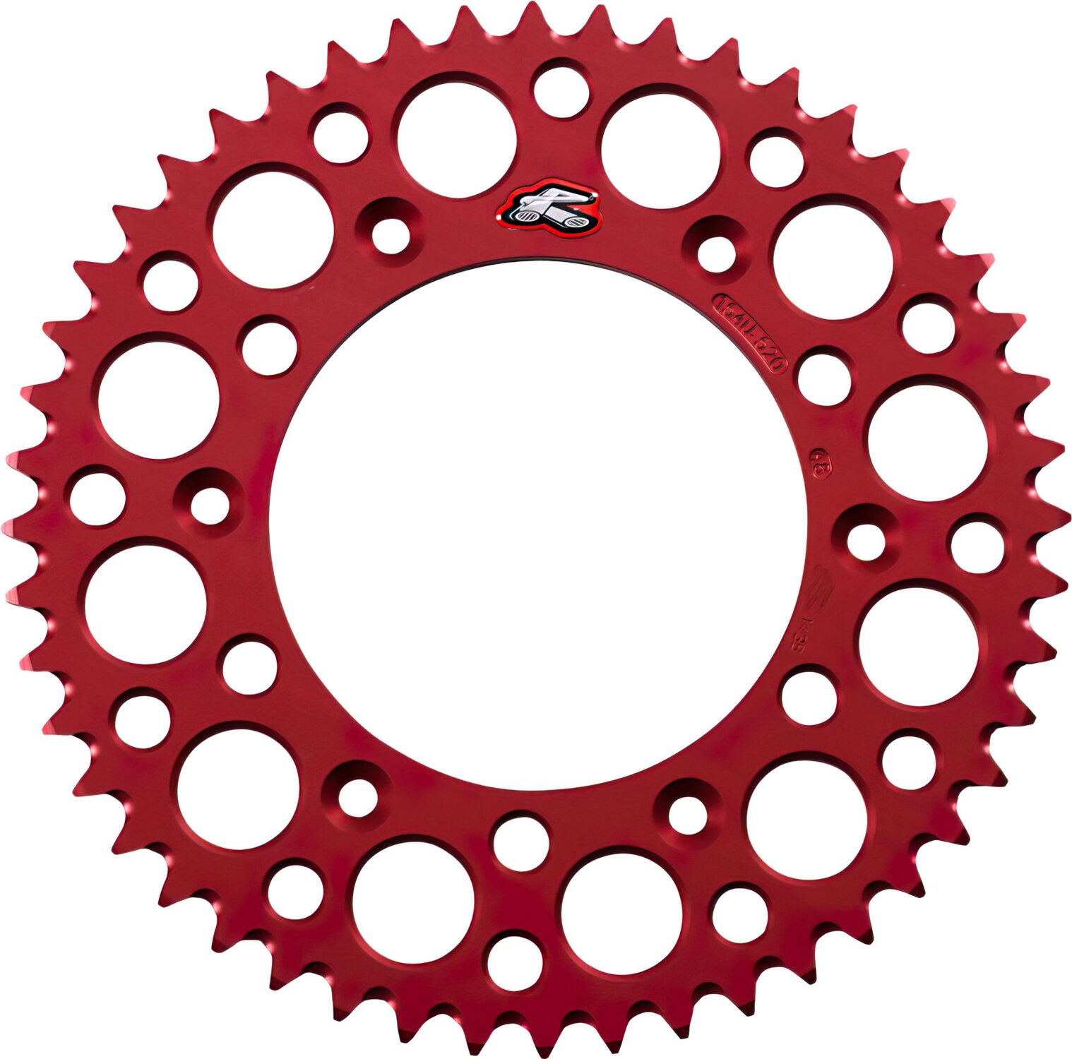 Image of Kettenrad Renthal 520 Z48 Ultra Light selbstreinigend rot CR / CRF