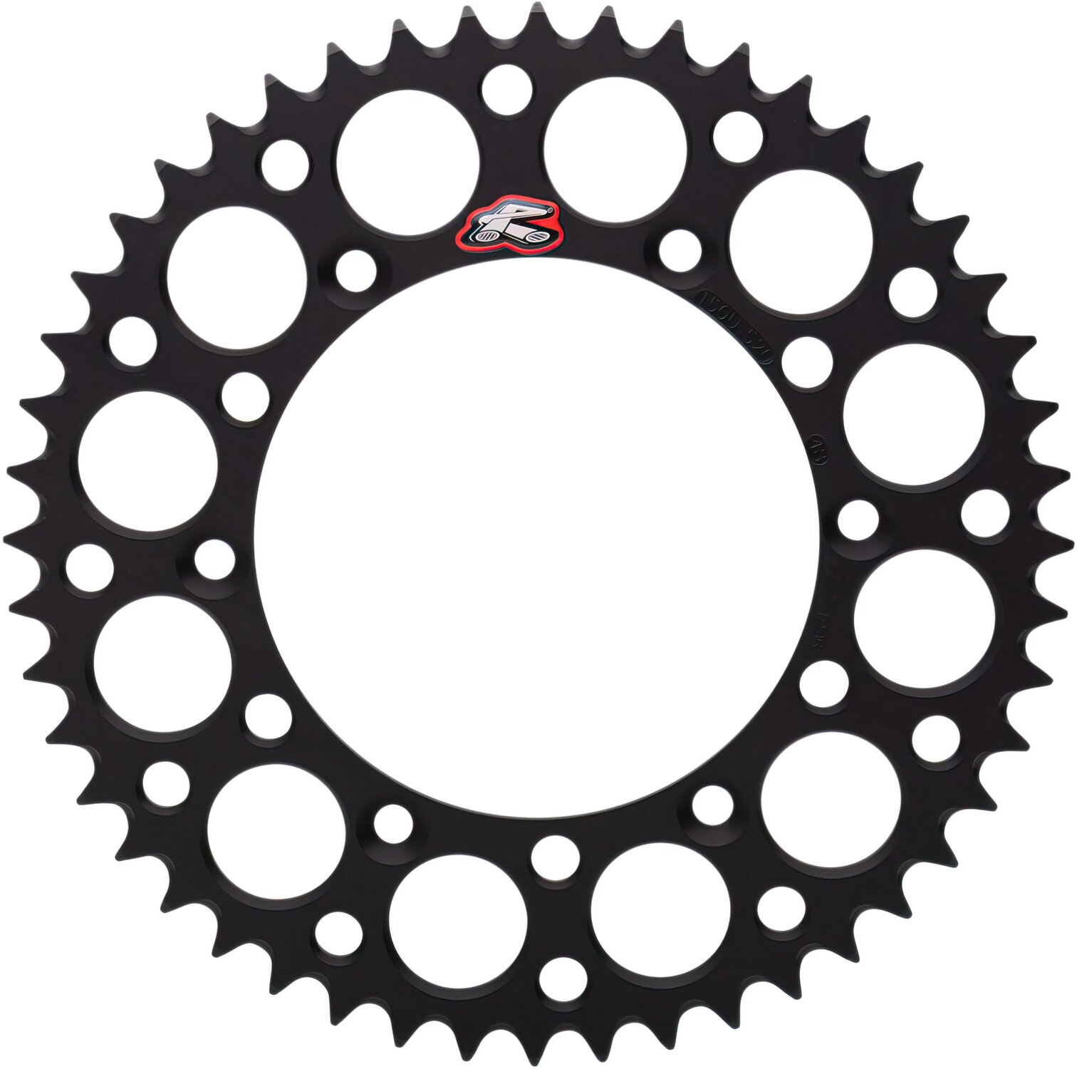 Image of Kettenrad Renthal 520 Z48 Ultra Light selbstreinigend schwarz YZ / YZF