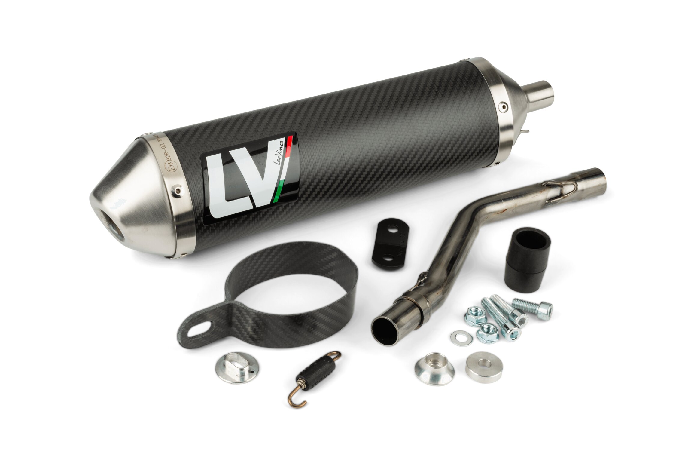 Image of Endschalldämpfer LeoVince X-Fight Carbon Rieju MRT Euro 5