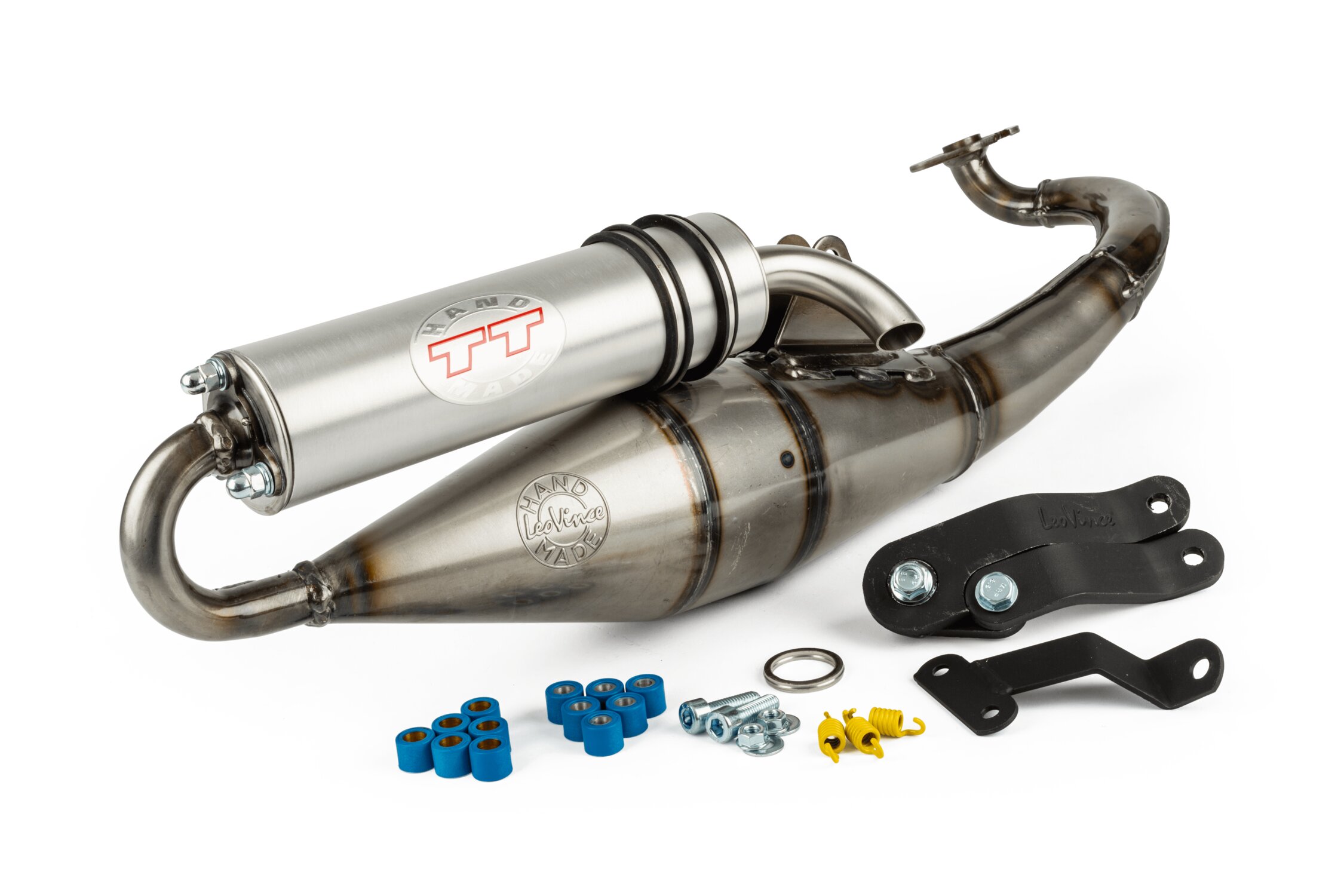 Image of Auspuff LeoVince Handmade TT Aprilia SR / Malaguti F15 / Yamaha Aerox