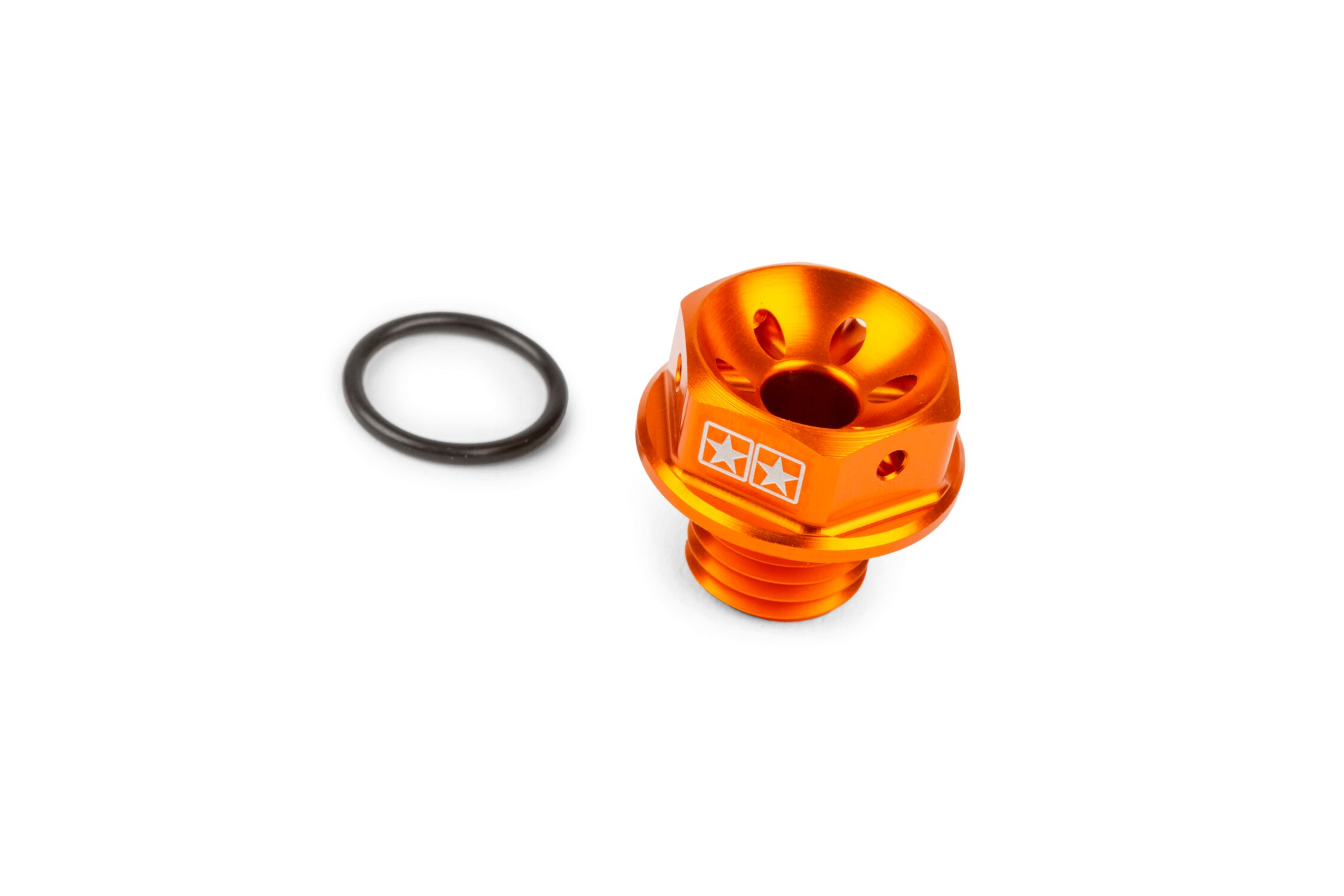 Image of Öleinlassschraube Stage6 Piaggio orange