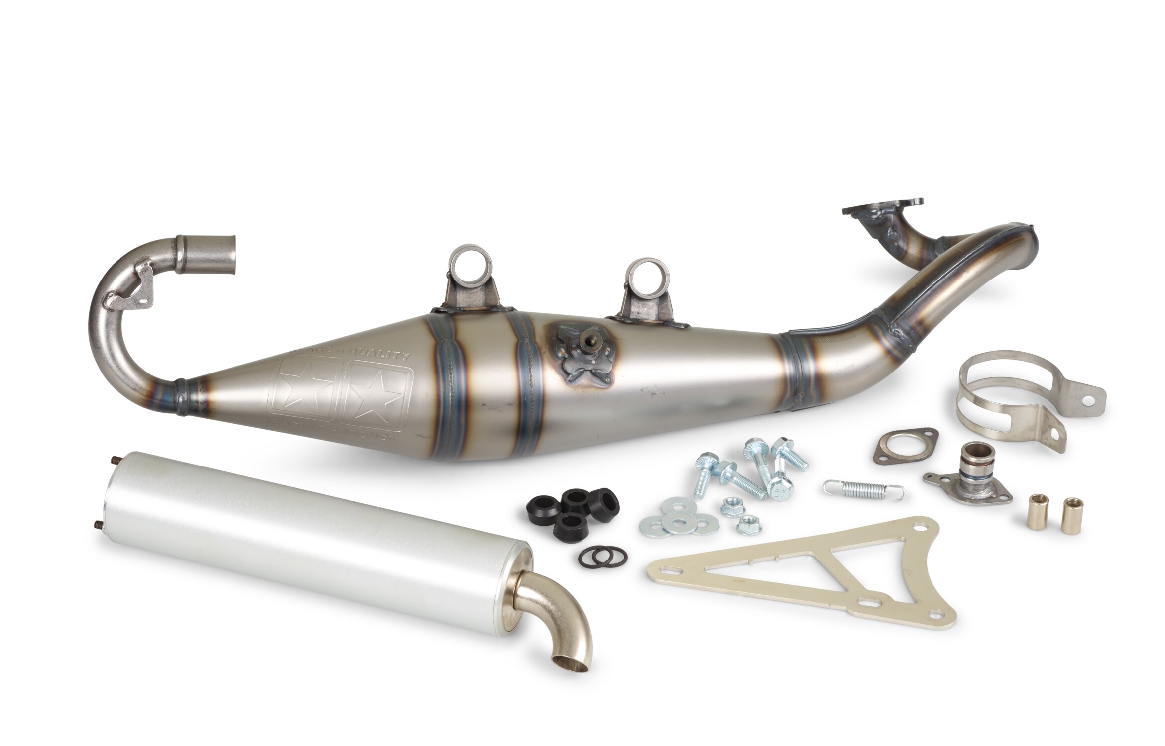 Image of Auspuff Stage6 Pro Replica MK2 Alu Minarelli liegend / China 2-Takt