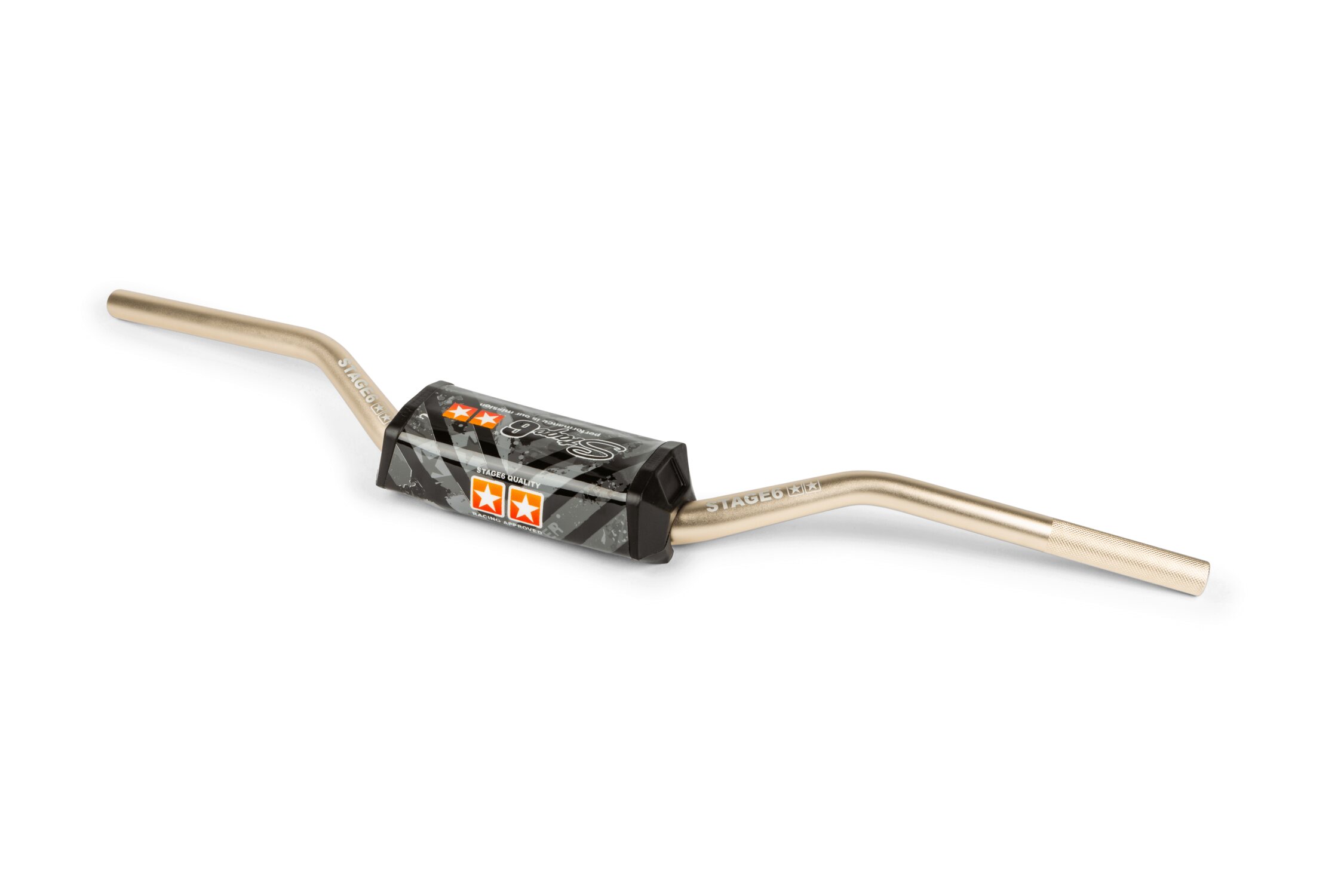 Image of Crosslenker + Lenkerpolster Stage6 d.28.6mm Alu / schwarz