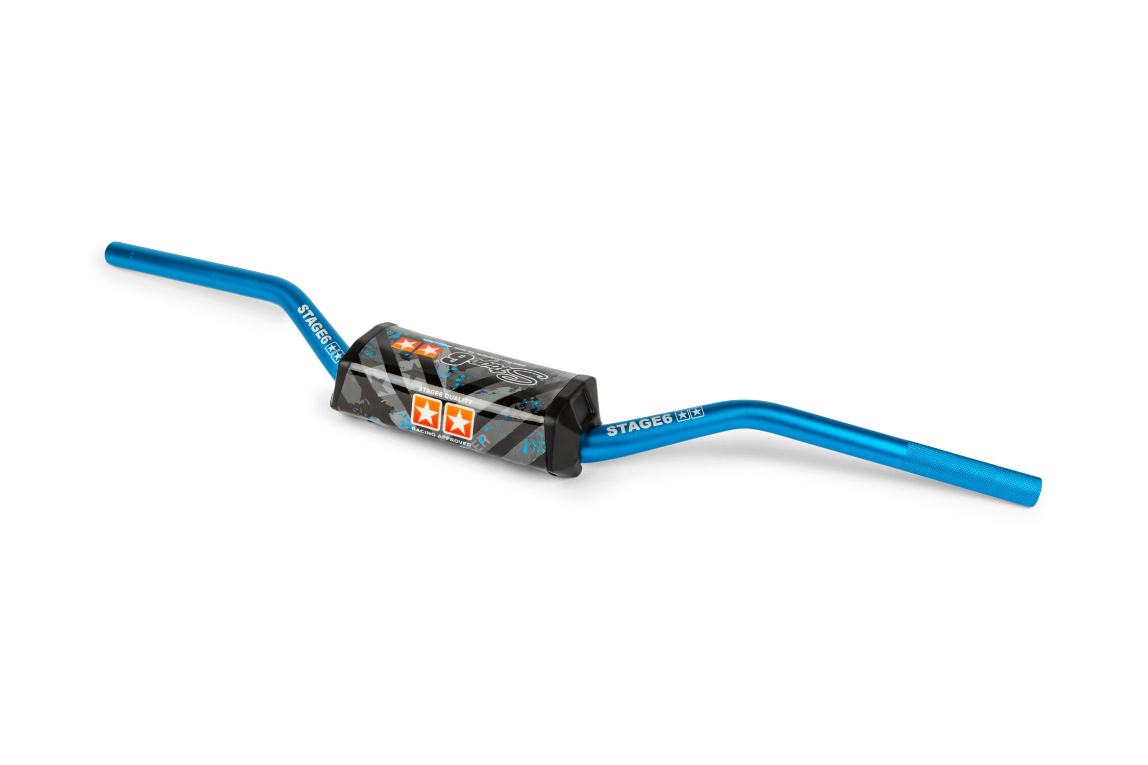 Image of Crosslenker + Lenkerpolster Stage6 d.28.6mm blau