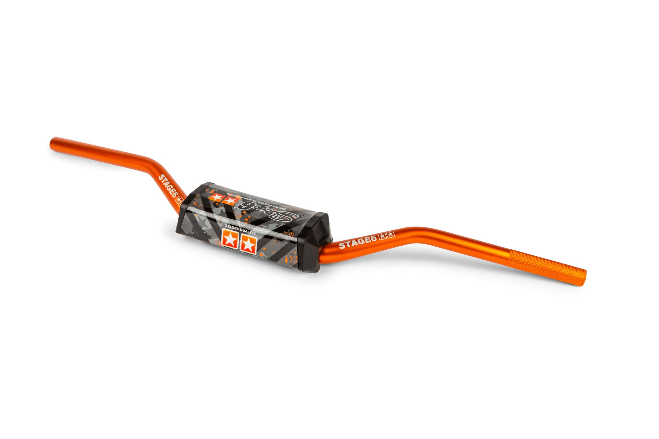 Image of Crosslenker + Lenkerpolster Stage6 d.28.6mm orange