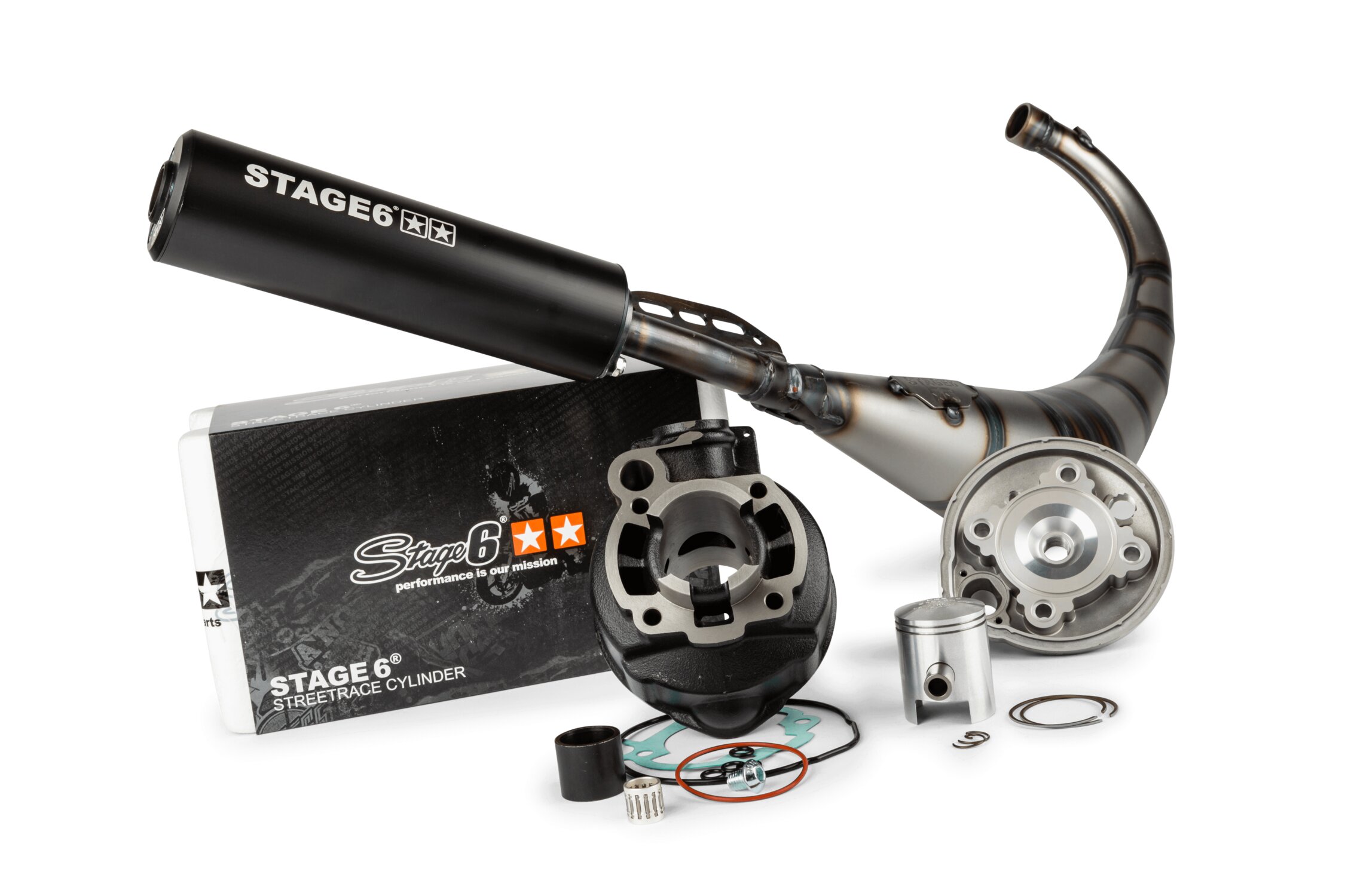 Image of Tuningkit Zylinder - Auspuff Stage6 Streetrace 50ccm AM6