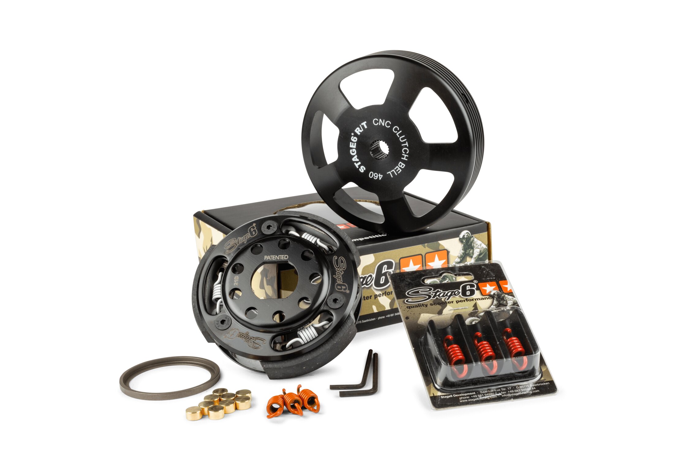 Image of Kupplungskit mit Glocke Stage6 Torque Control MK2 Piaggio / Peugeot