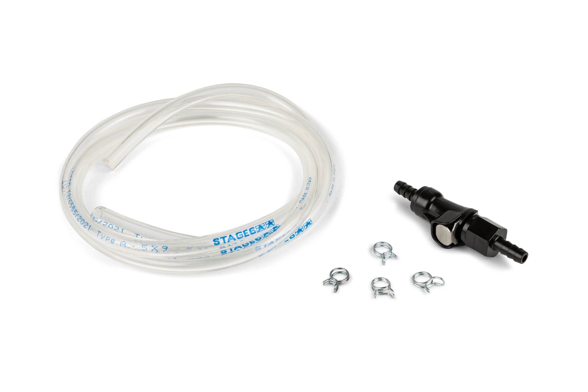 Kit Benzinschlauch und Benzinhahn 5/6mm