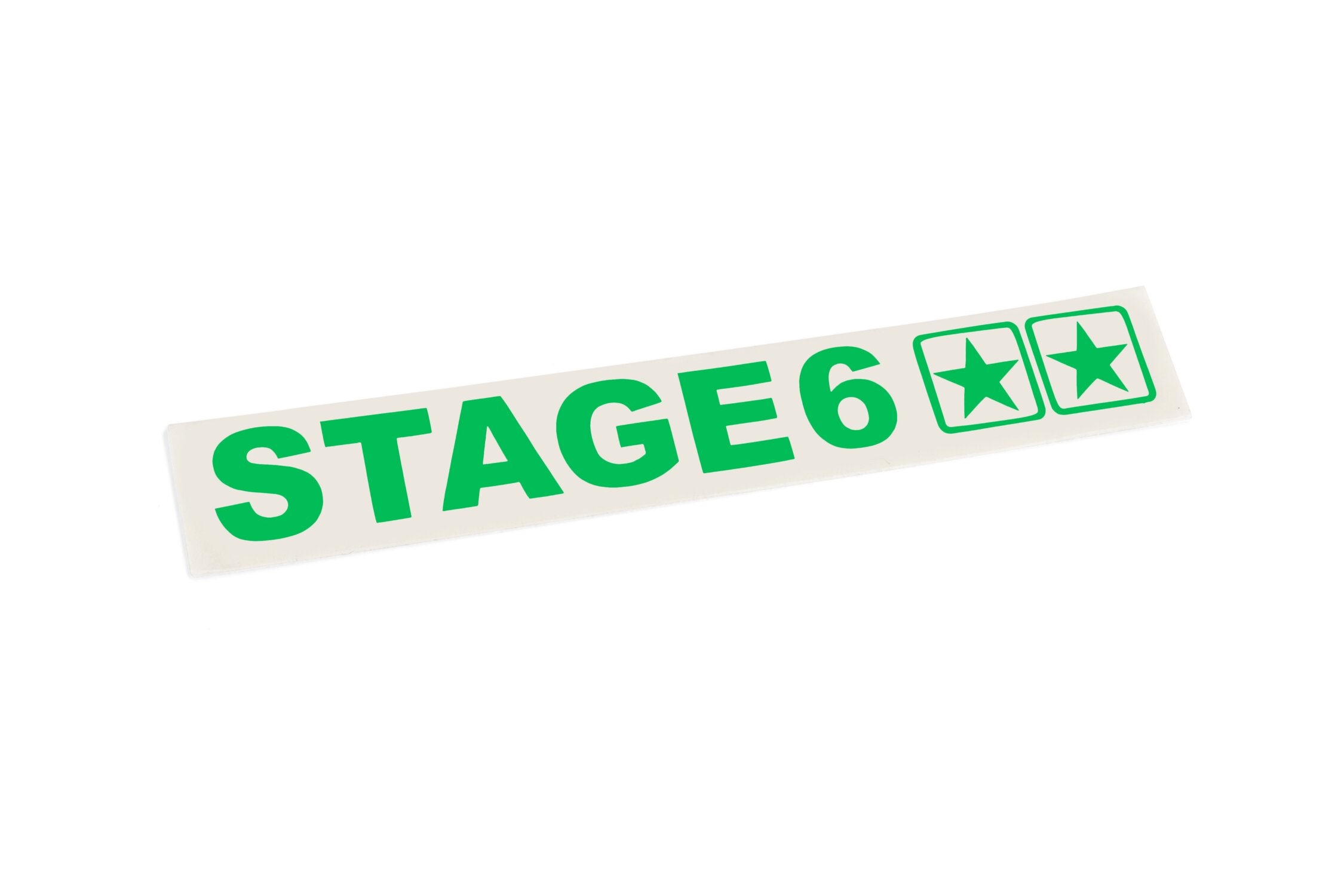 Image of Aufkleber geplottet Stage6 110x33mm grün