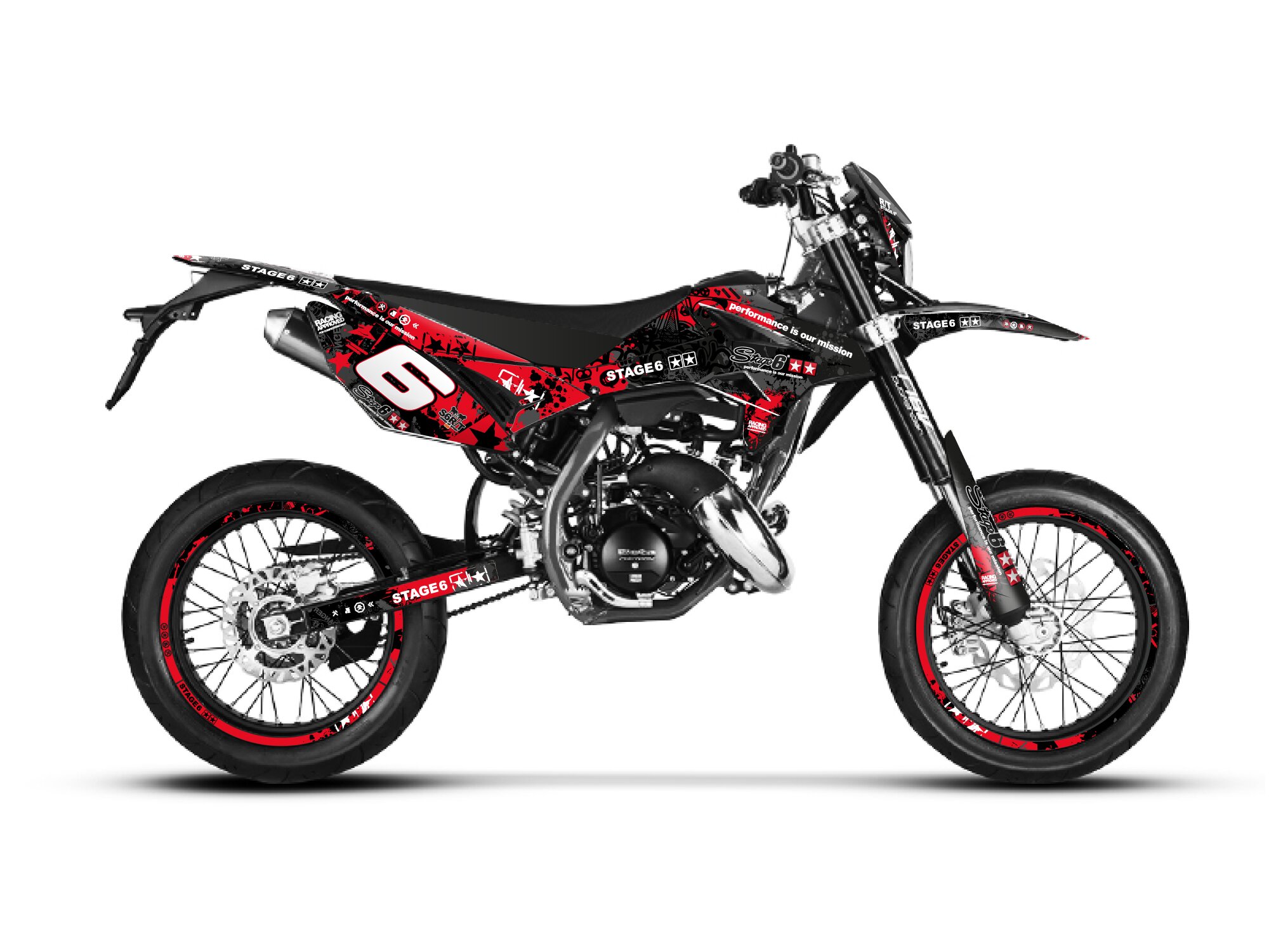 Image of Dekor Kit Beta RR 2011 - 2020 rot / schwarz