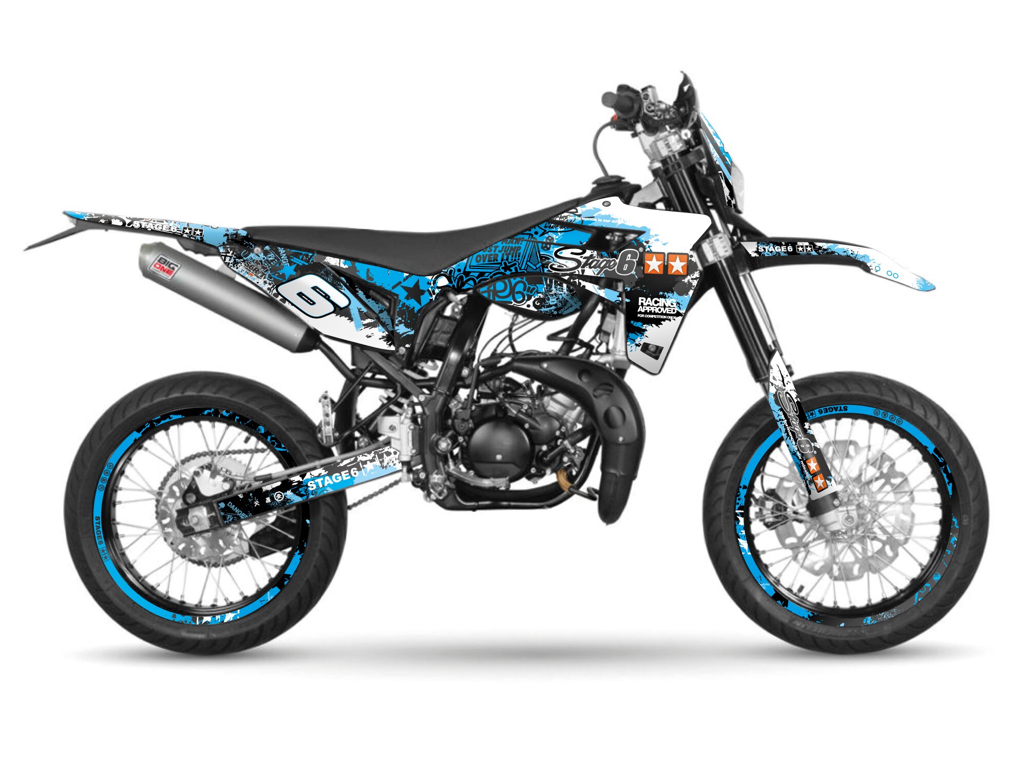 Image of Dekor Kit Sherco SM-R 50 ab 2018 Stage6 blau / schwarz