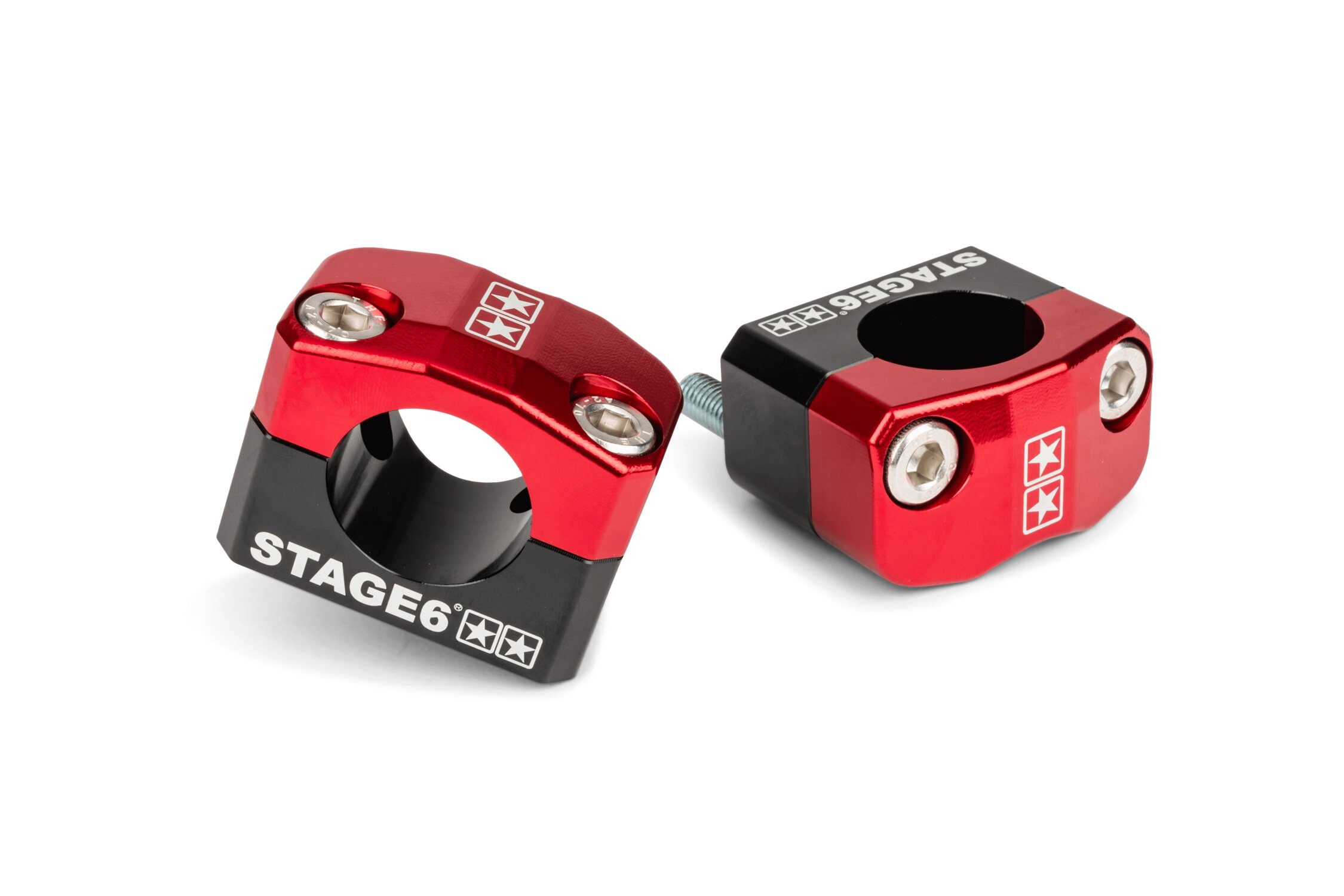 Image of Lenkerklemmen Stage6 28,6mm rot