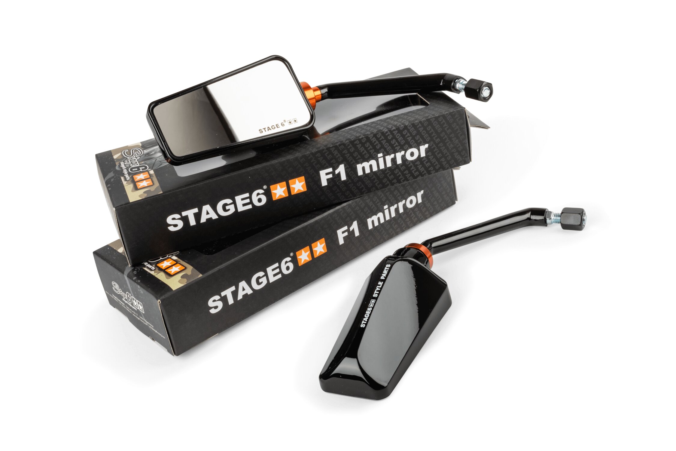 Image of Spiegelset F1 Stage6 schwarz