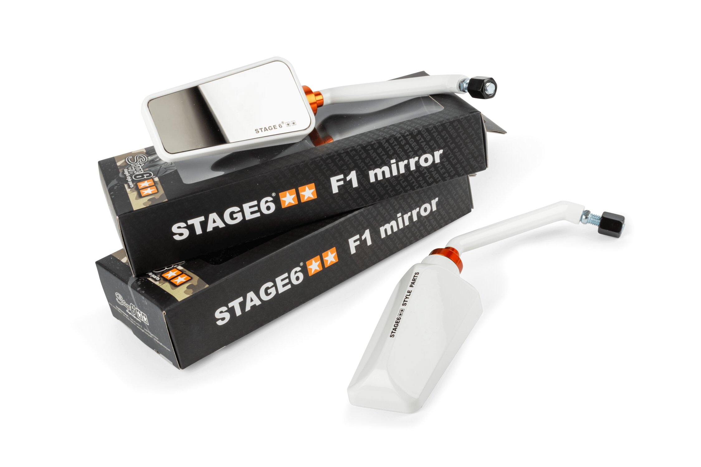 Image of Spiegelset F1 Stage6 weiß