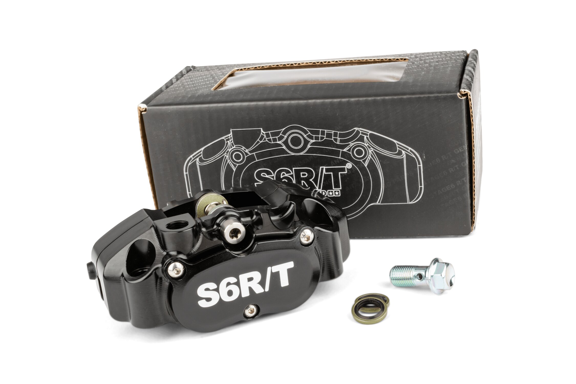 Image of 4-Kolben Bremssattel Stage6 R/T MK2 Schwarz
