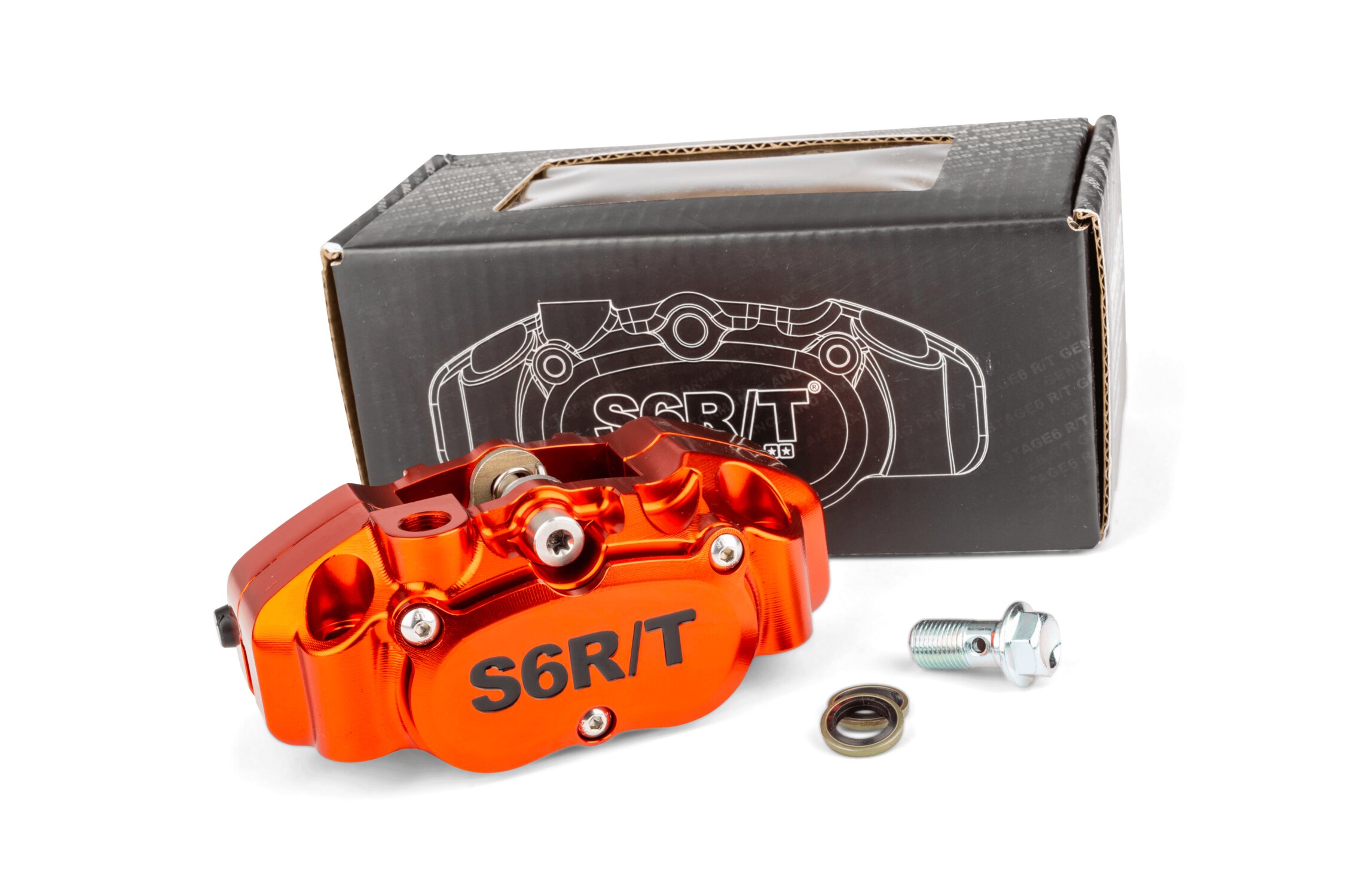 Image of 4-Kolben Bremssattel Stage6 R/T MK2 Orange