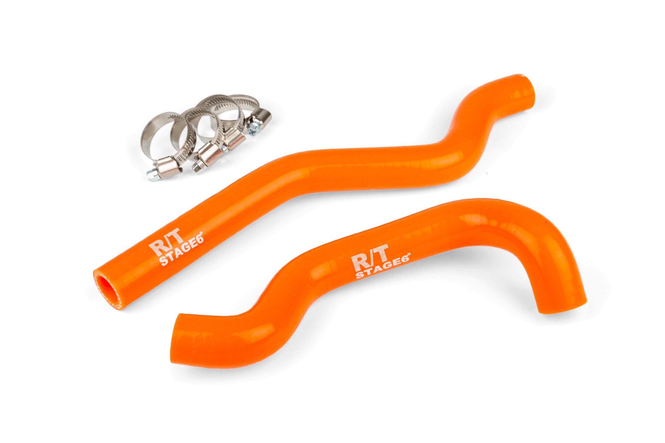 Image of Kühlerschlauch Set Stage6 R/T orange Beta / Rieju / Sherco 50