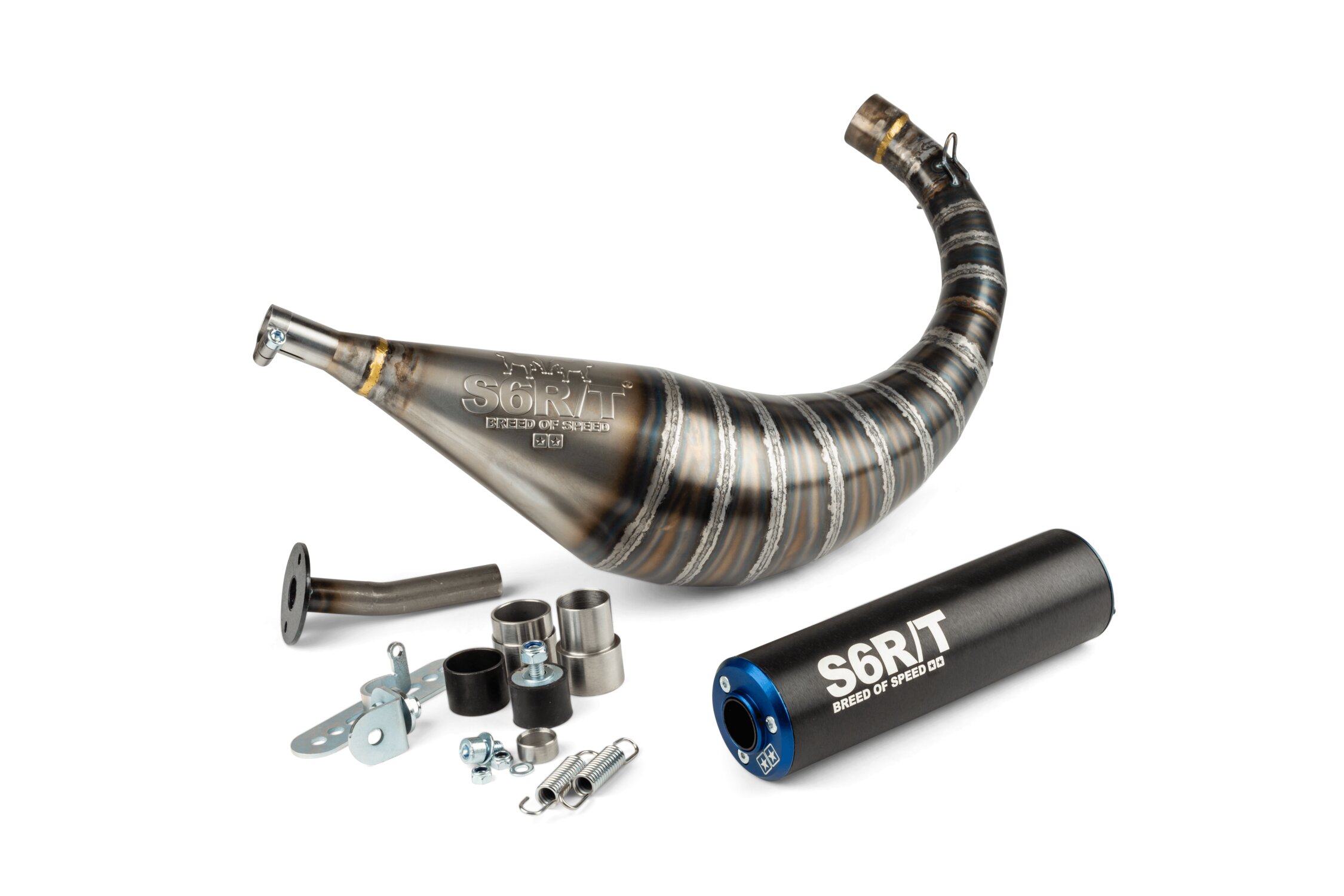 Image of Auspuff Stage6 R/T 70 - 80ccm schwarz / blau AM6