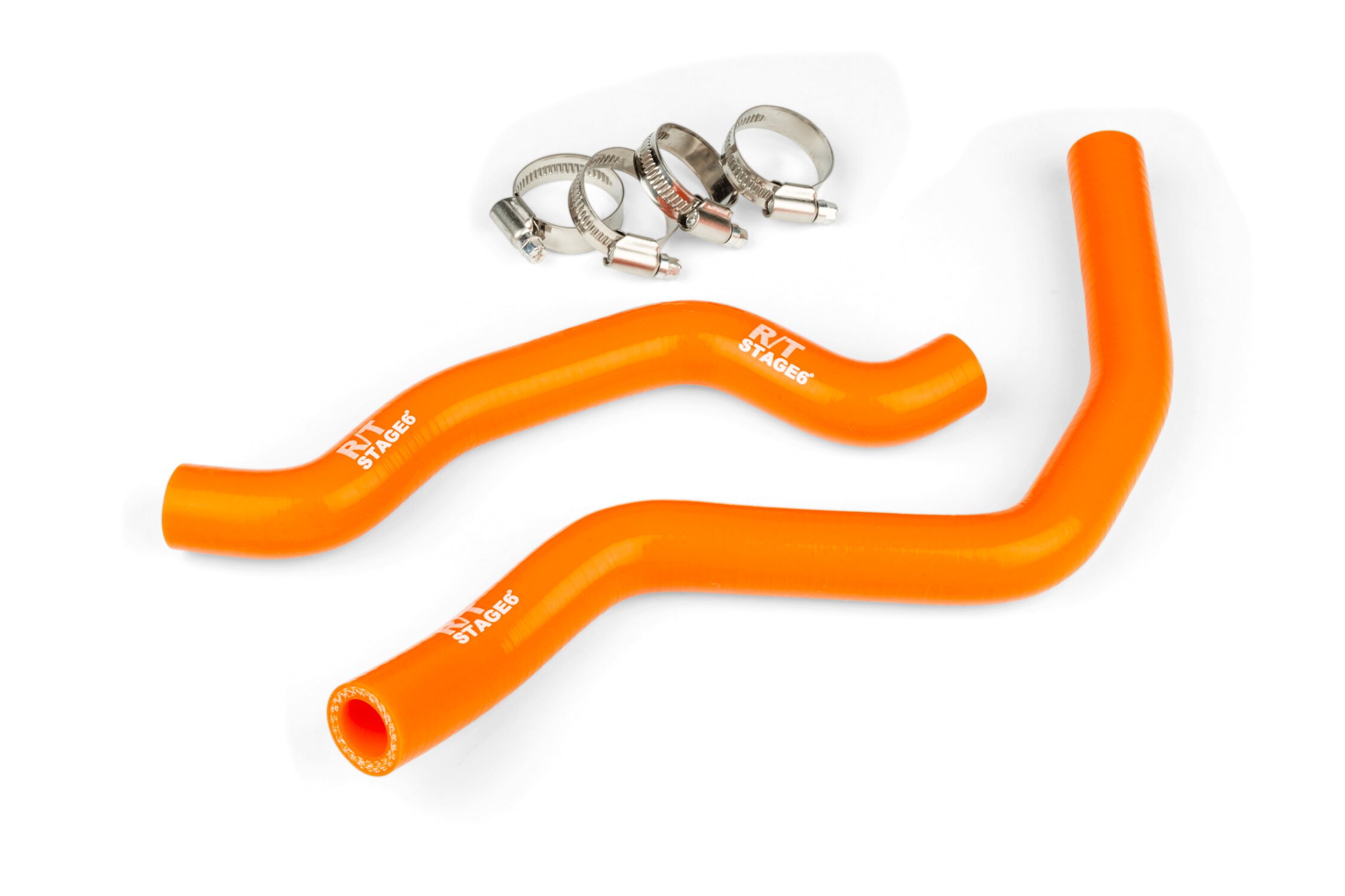 Image of Kühlerschlauch Set Stage6 R/T orange Fantic / Vent