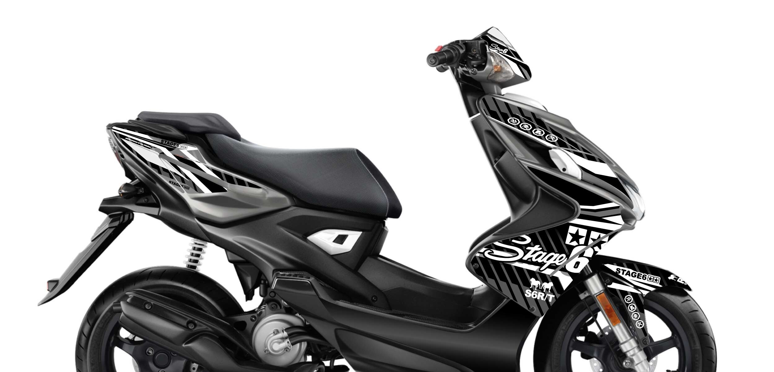 Image of Dekor Kit Yamaha Aerox ab 2013 Stage6 Blanc