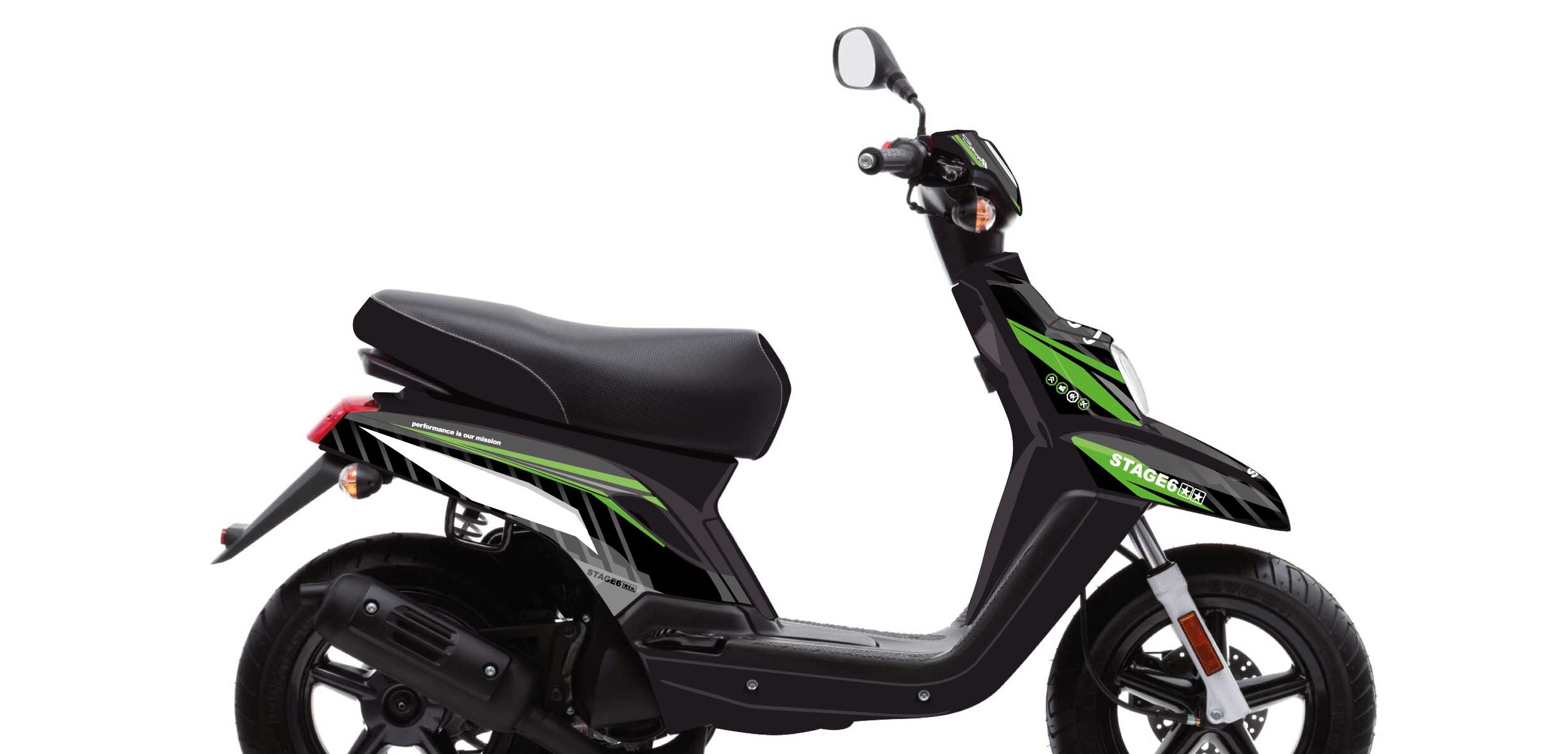 Image of Dekor Kit Yamaha BWs ab 2004 Stage6 Grün