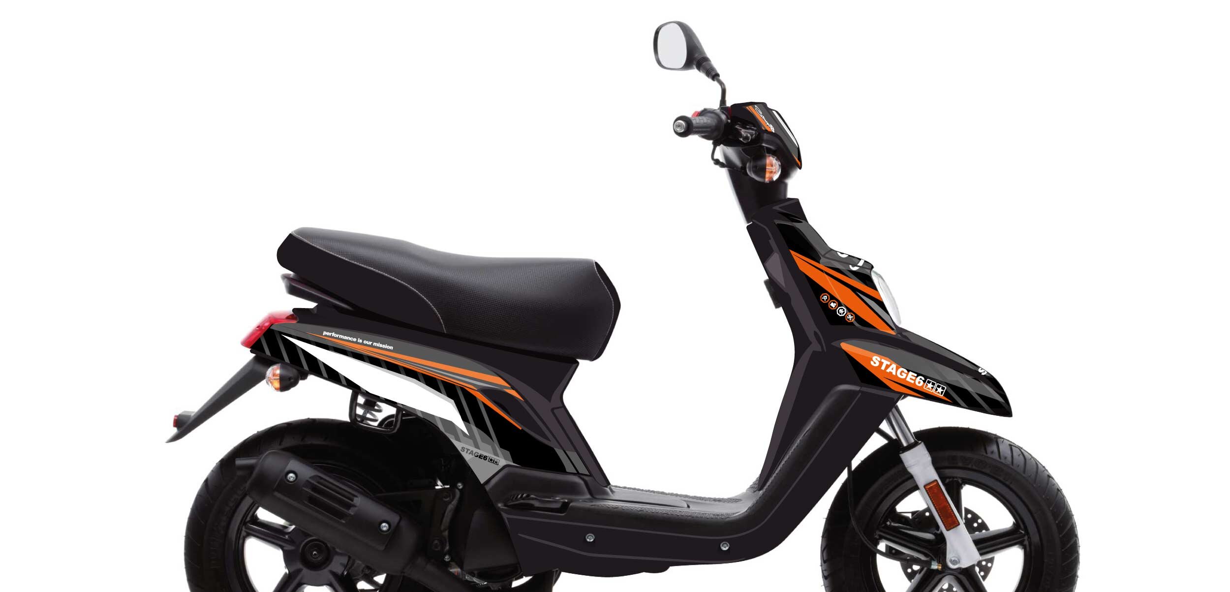 Image of Dekor Kit Yamaha BWs ab 2004 Stage6 Orange