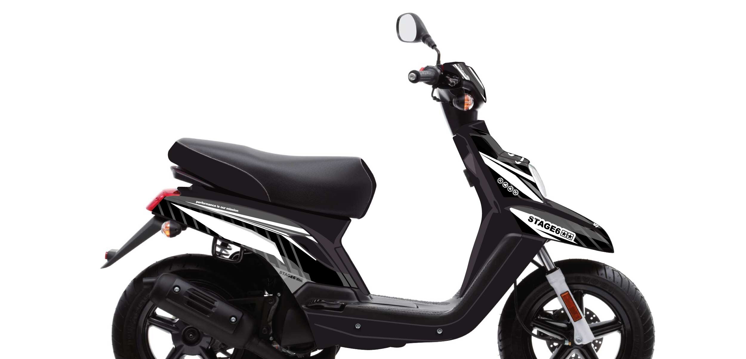 Image of Dekor Kit Yamaha BWs ab 2004 Stage6 Blanc