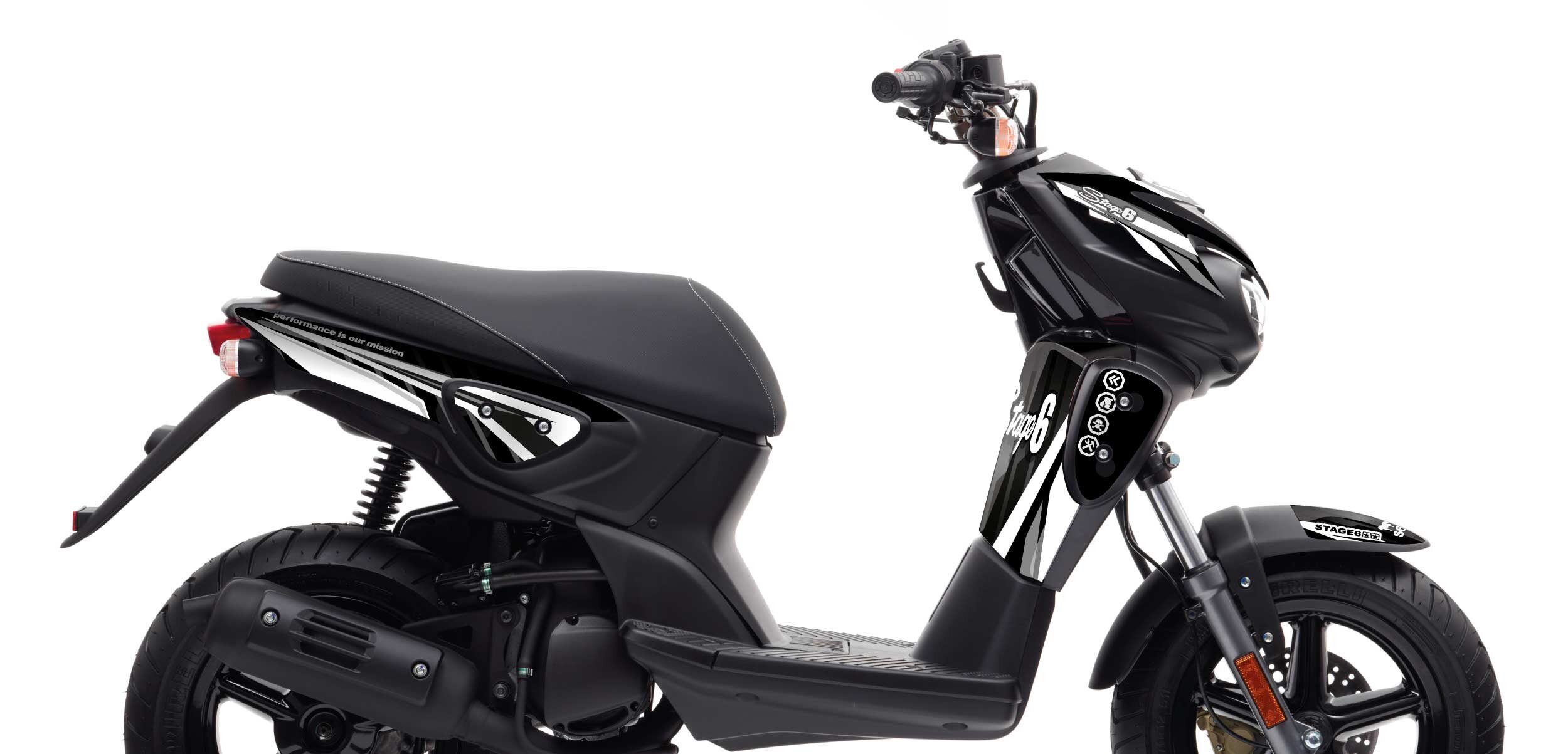 Image of Dekor Kit Yamaha Slider Stage6 Blanc