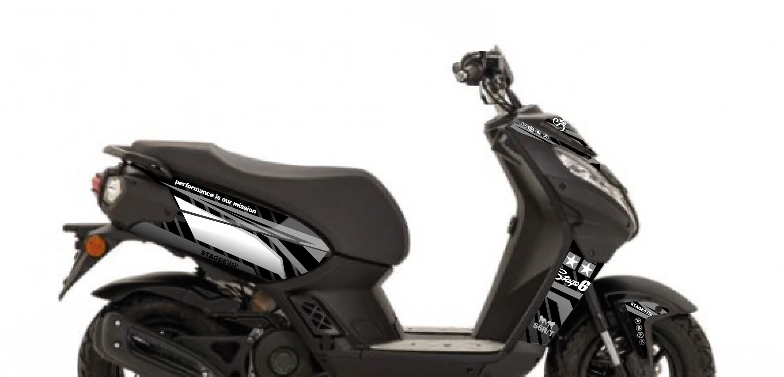 Image of Dekor Kit Peugeot Streetzone Stage6 Schwarz