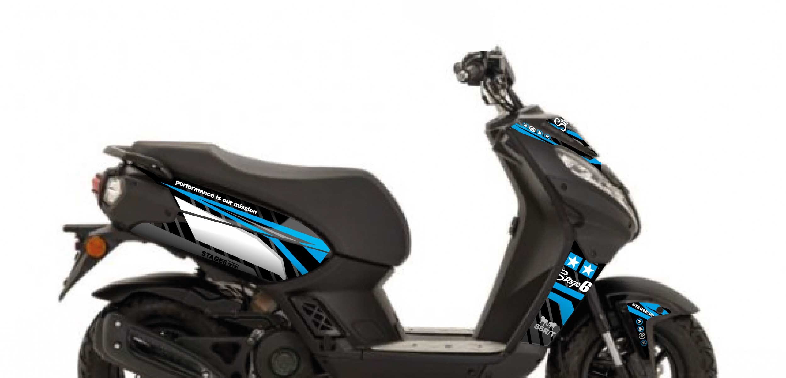 Image of Dekor Kit Peugeot Streetzone Stage6 Blau