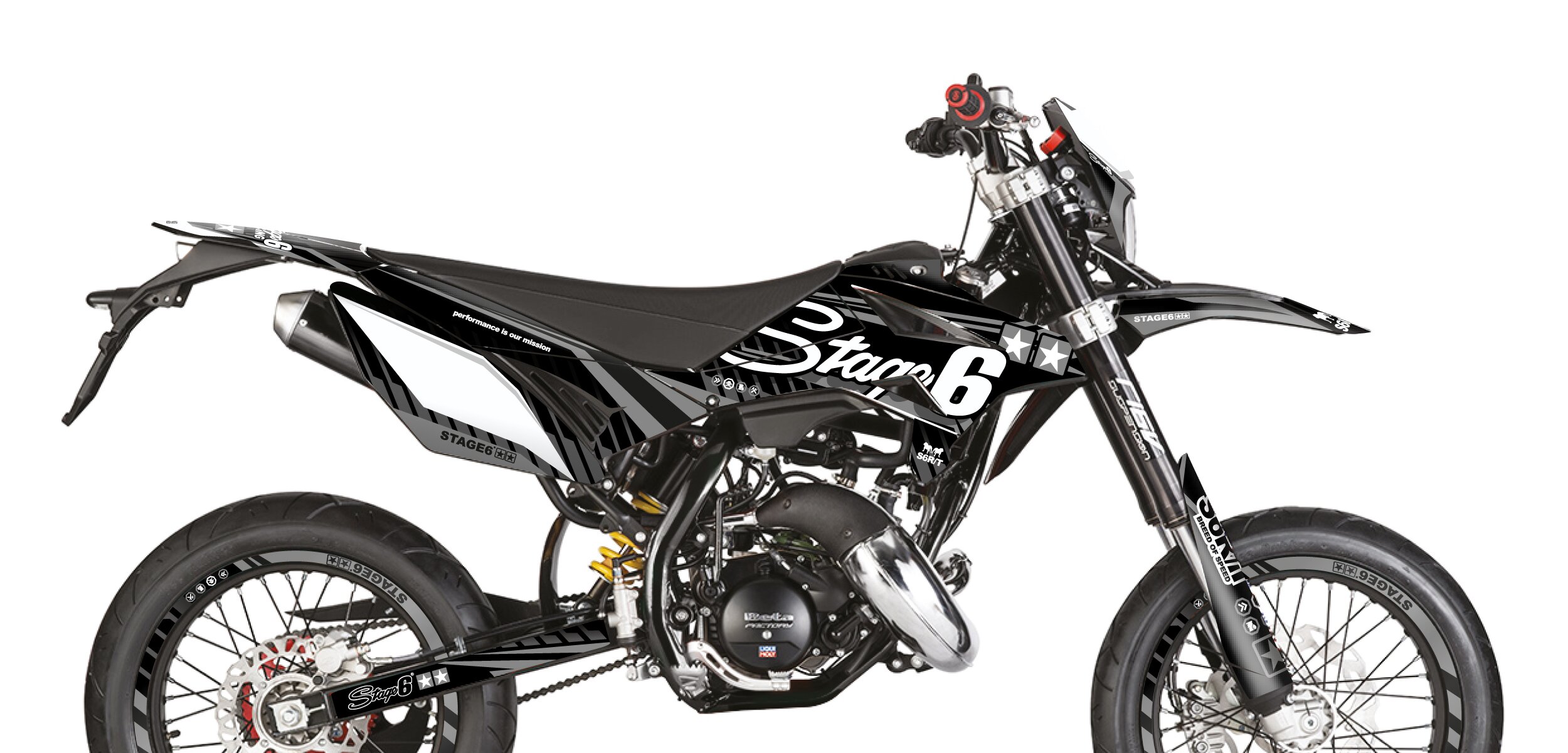 Image of Dekor Kit Beta RR 2011 - 2020 Stage6 Schwarz