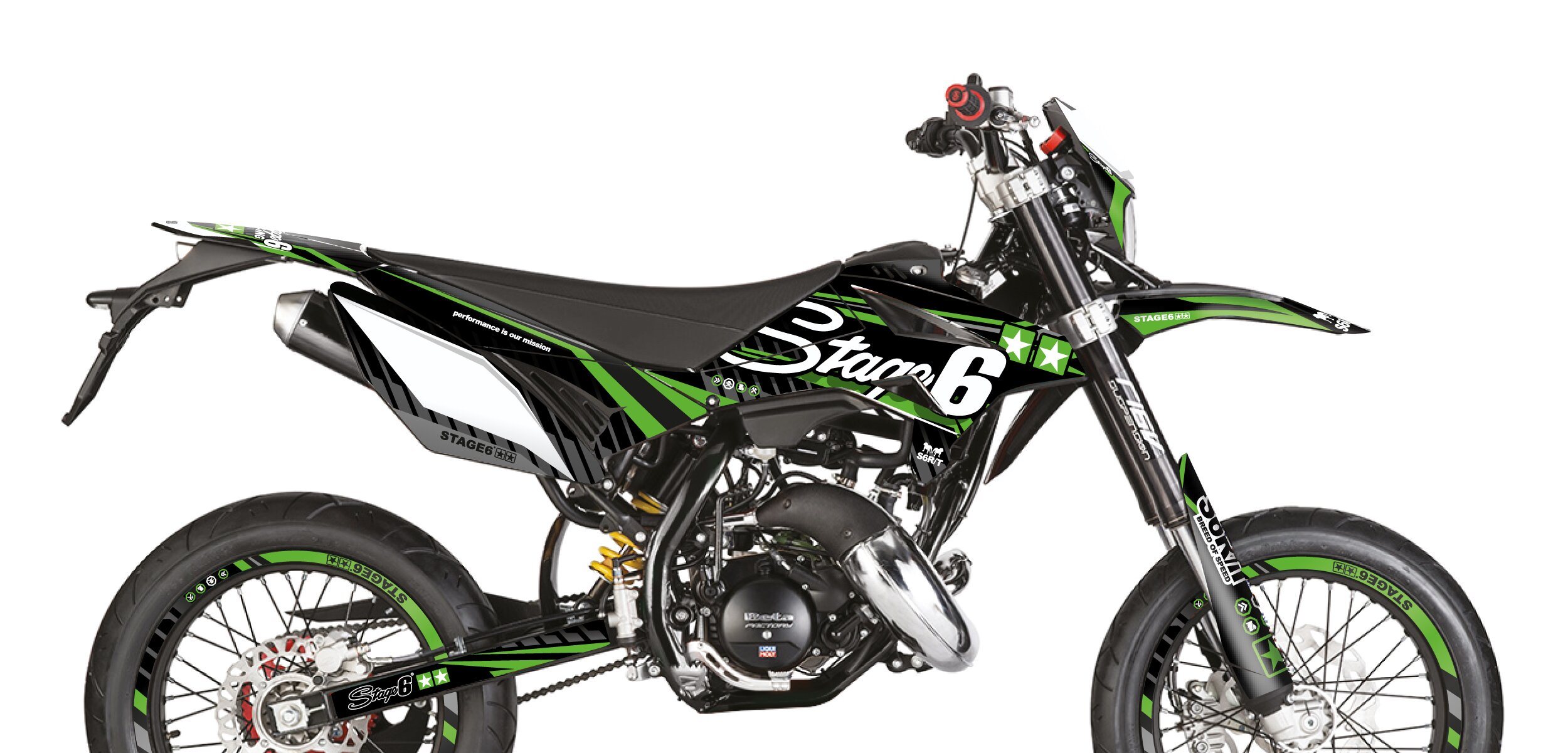 Image of Dekor Kit Beta RR 2011 - 2020 Stage6 Grün