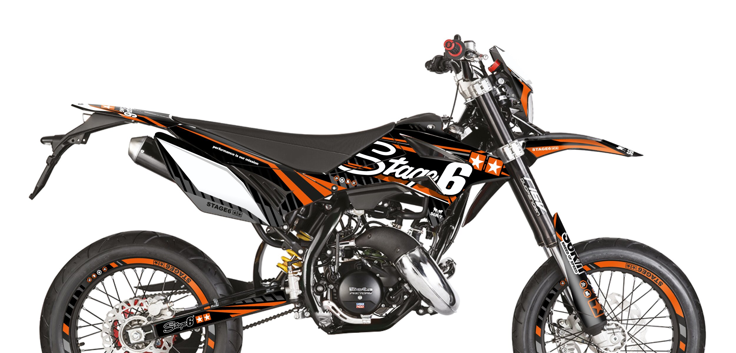 Image of Dekor Kit Beta RR 2011 - 2020 Stage6 Orange