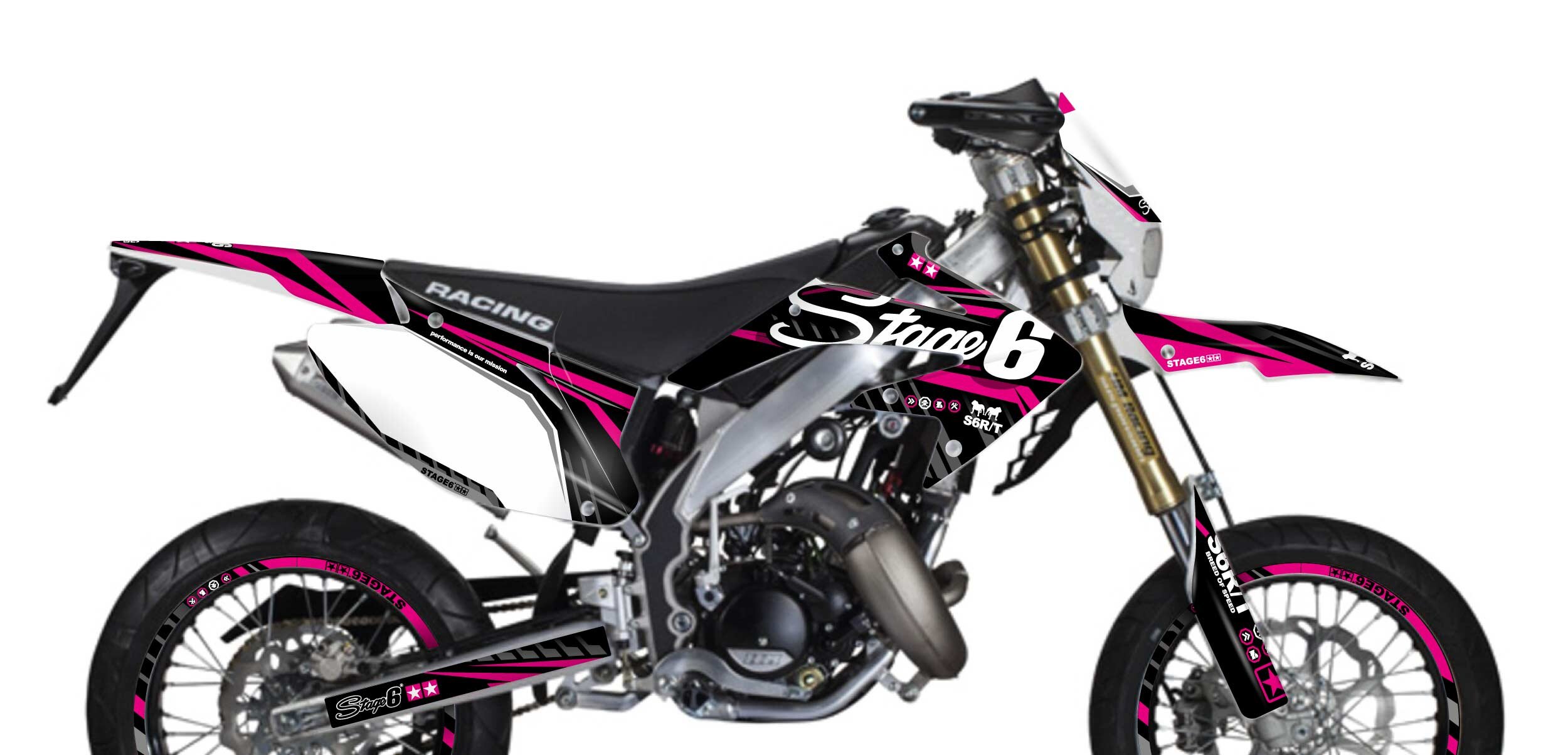 Image of Dekor Kit Honda HM 50 Stage6 Pink