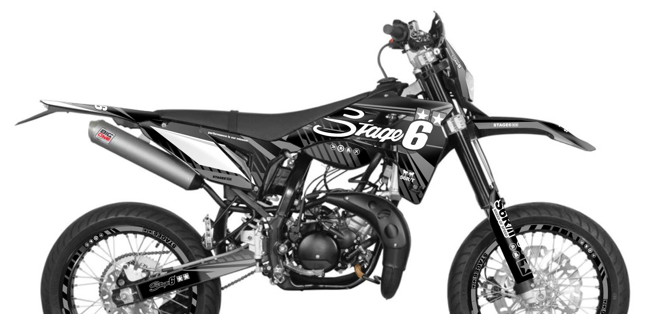 Image of Dekor Kit Sherco SM-R 50 ab 2018 Stage6 Schwarz